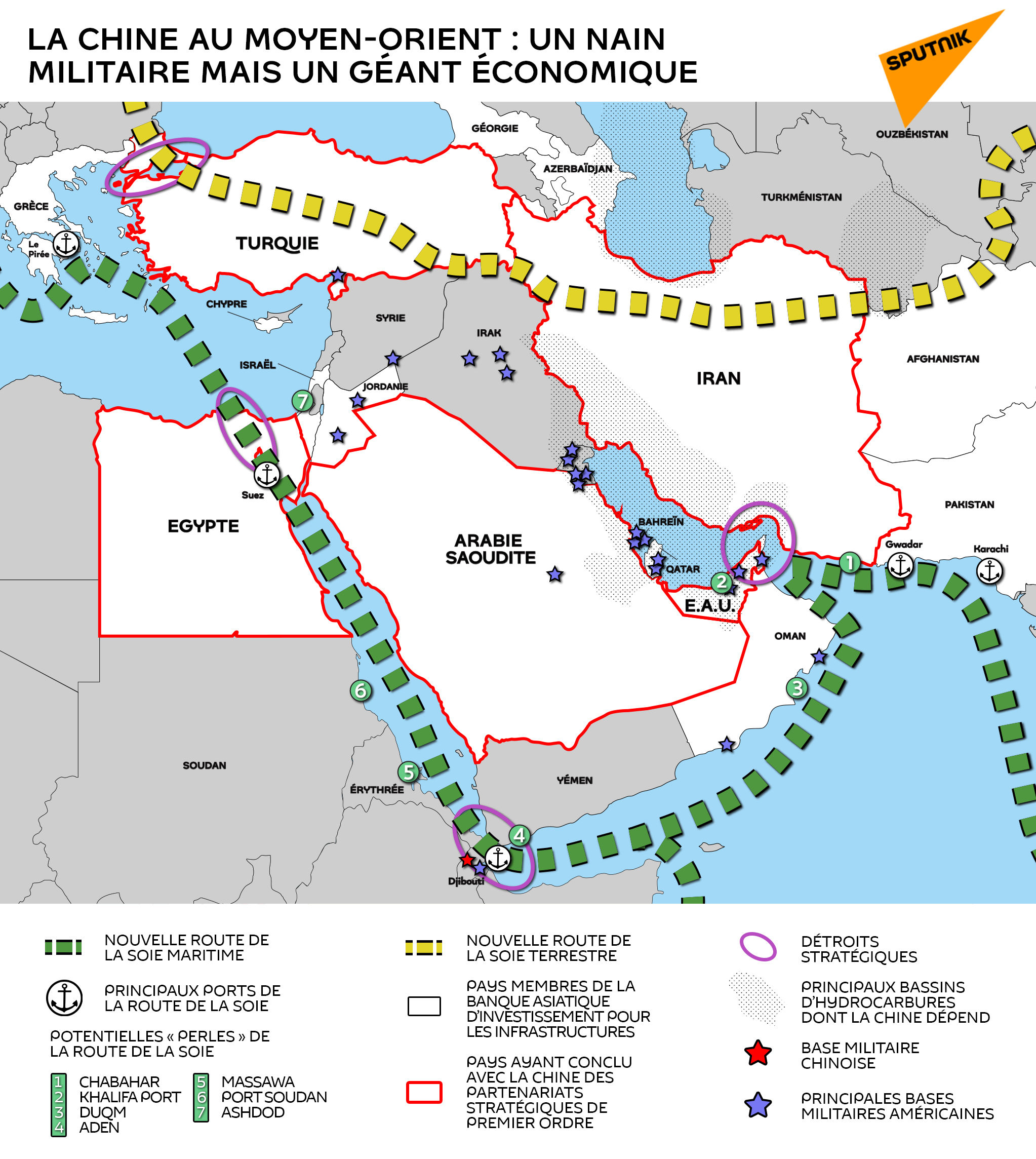 La Chine au Moyen-Orient: un nain militaire mais un géant économique - Sputnik Afrique, 1920, 24.06.2021