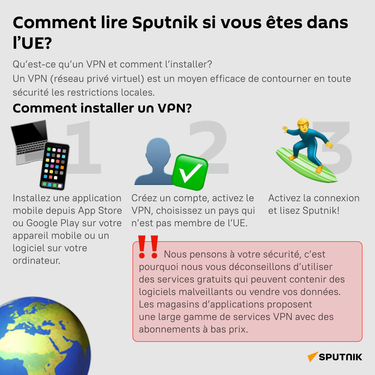 Comment lire Sputnik si vous êtes dans l'UE? - Sputnik Afrique