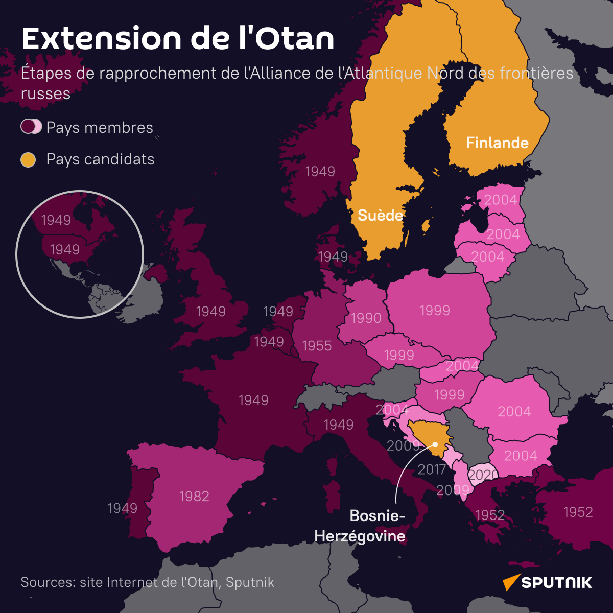 Extension de l'Otan par étapes - Sputnik Afrique