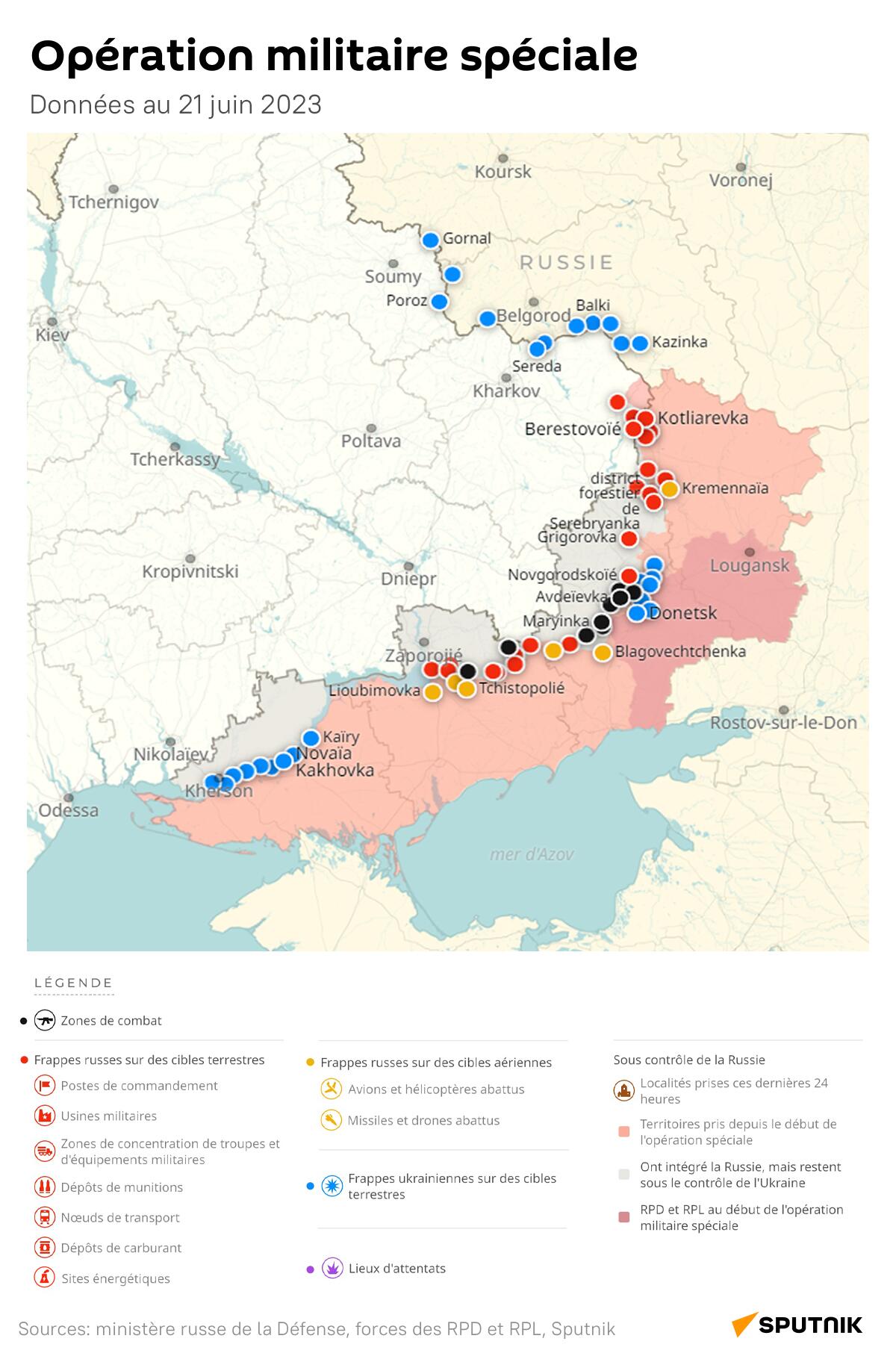 Opération militaire spéciale données au 21 juin 2023 - Sputnik Afrique