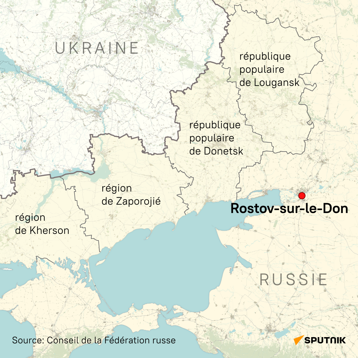 Rostov-sur-le-Don sur la carte - Sputnik Afrique