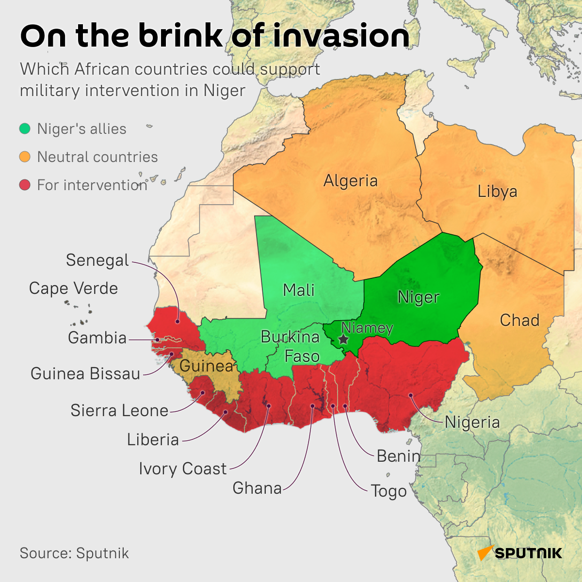 Which African countries could support military intervention in Niger? - Sputnik Africa