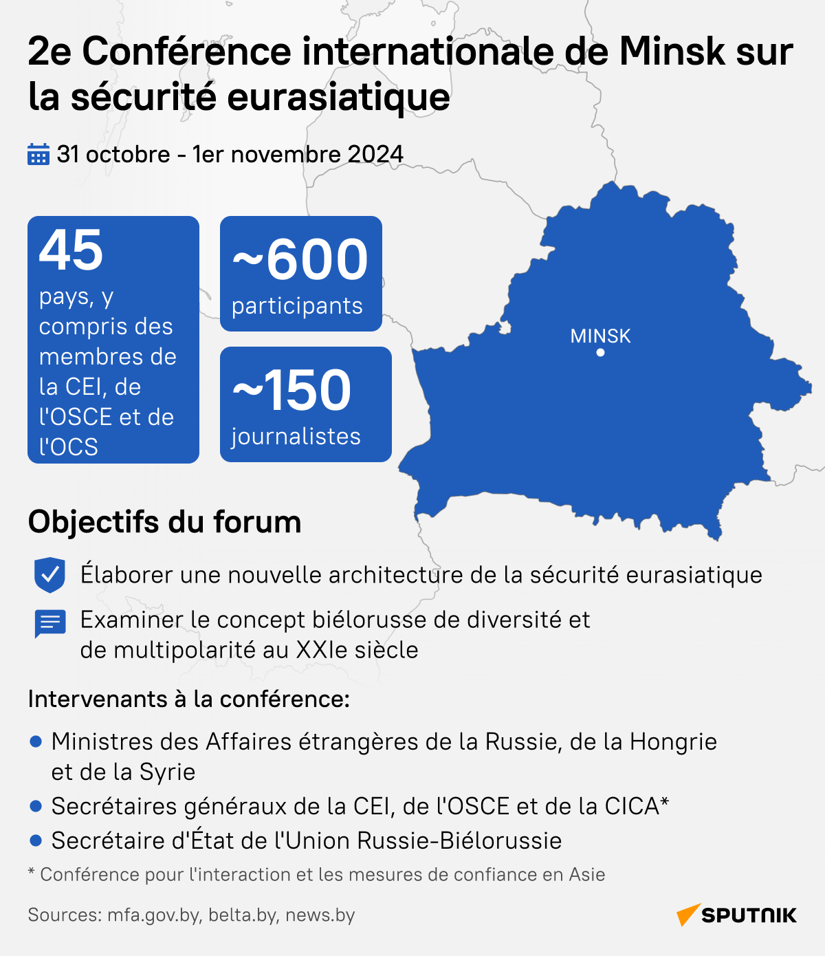 2e Conférence internationale de Minsk sur la sécurité eurasiatique - Sputnik Afrique