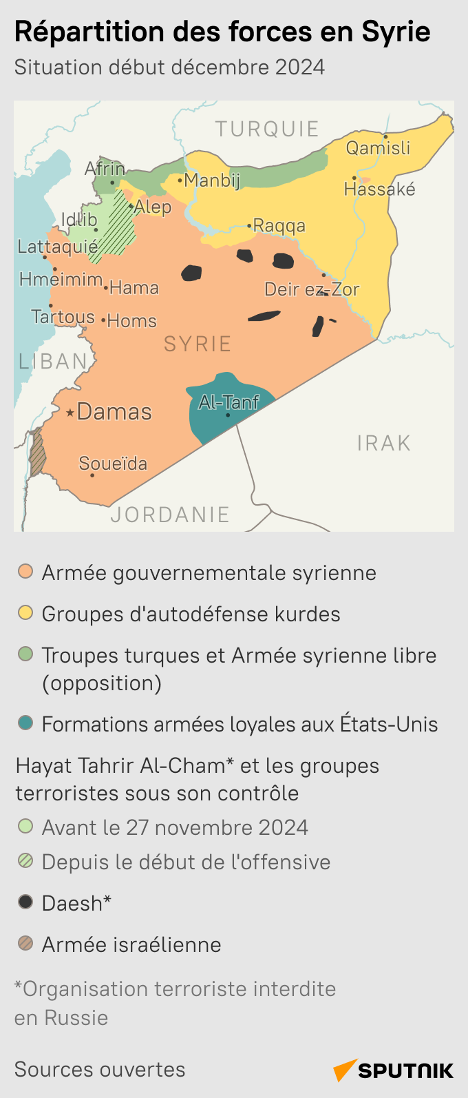 Répartition des forces en Syrie - Sputnik Afrique