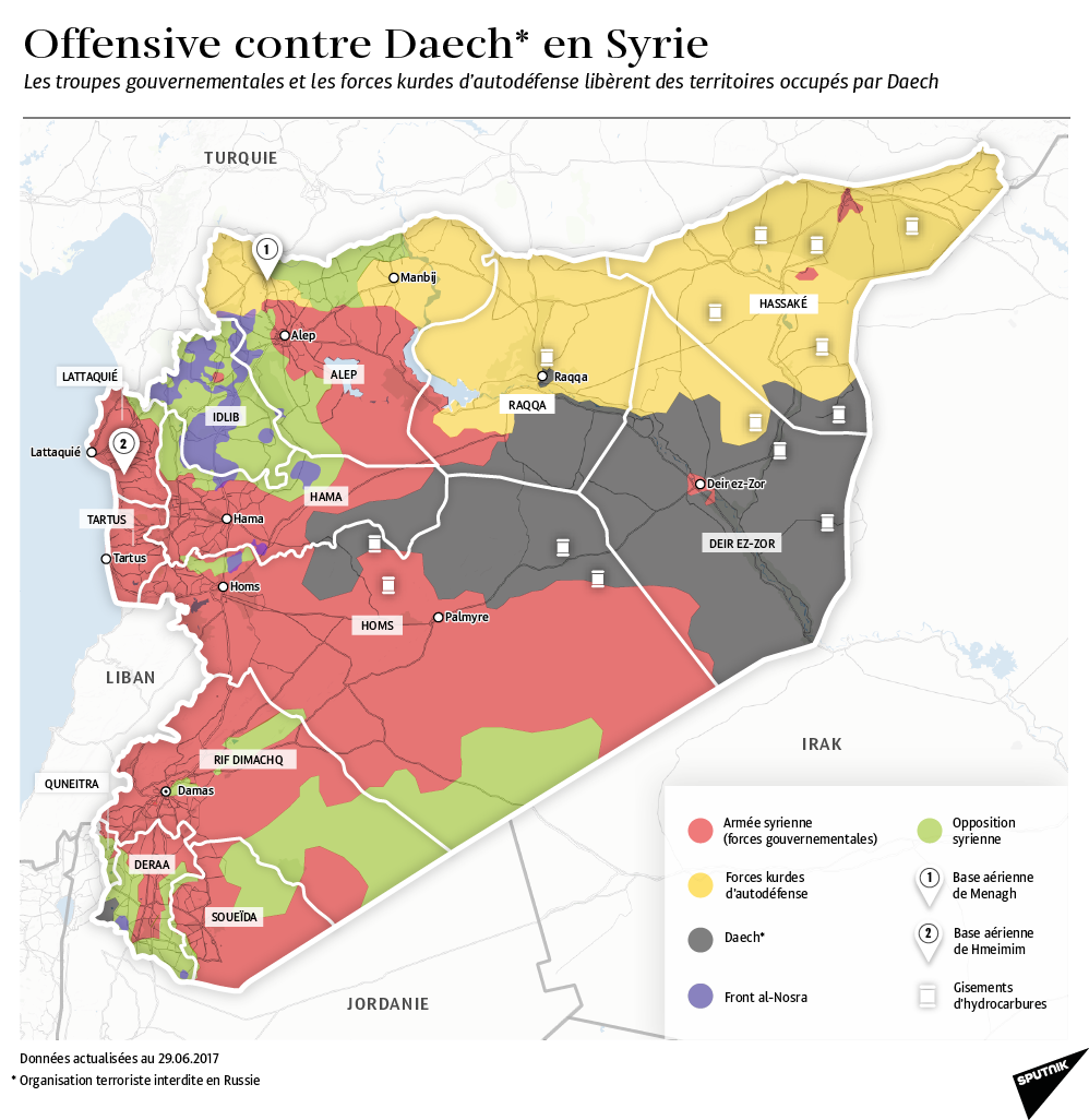 Offensive contre Daech en Syrie - Sputnik Afrique