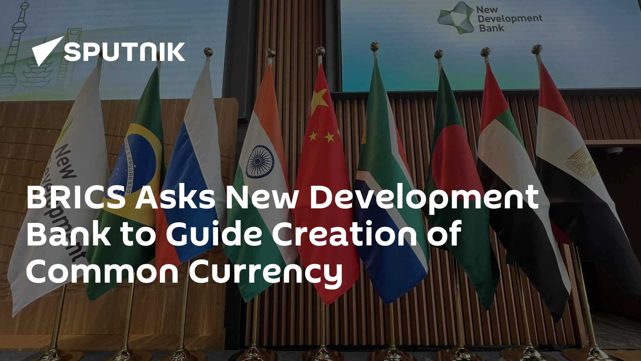 BRICS Addresses New Development Bank to Guide Creation of Common Currency