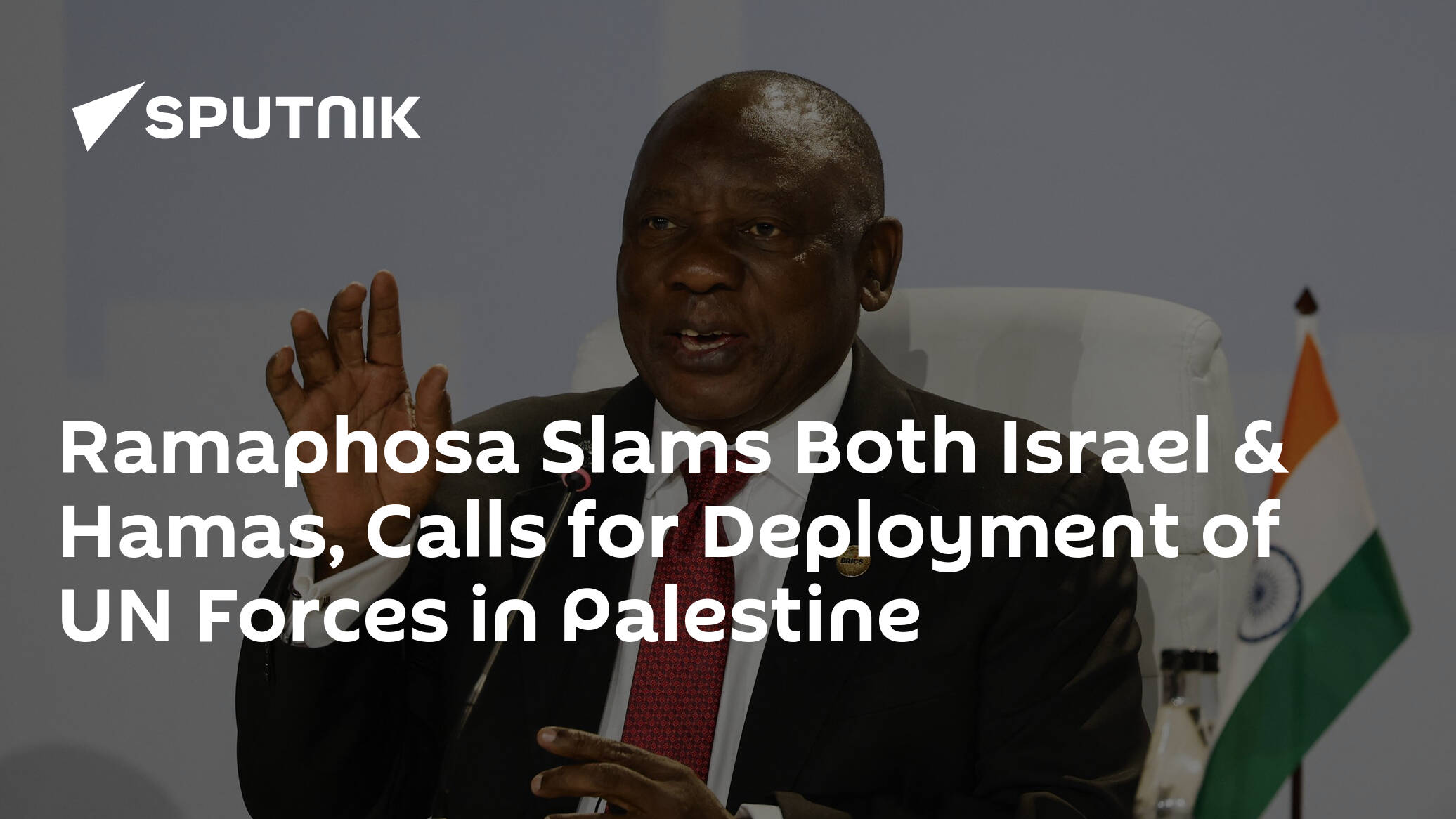 Ramaphosa Slams Both Israel And Hamas Calls For Deployment Of Un Forces In Palestine 21 11 2023