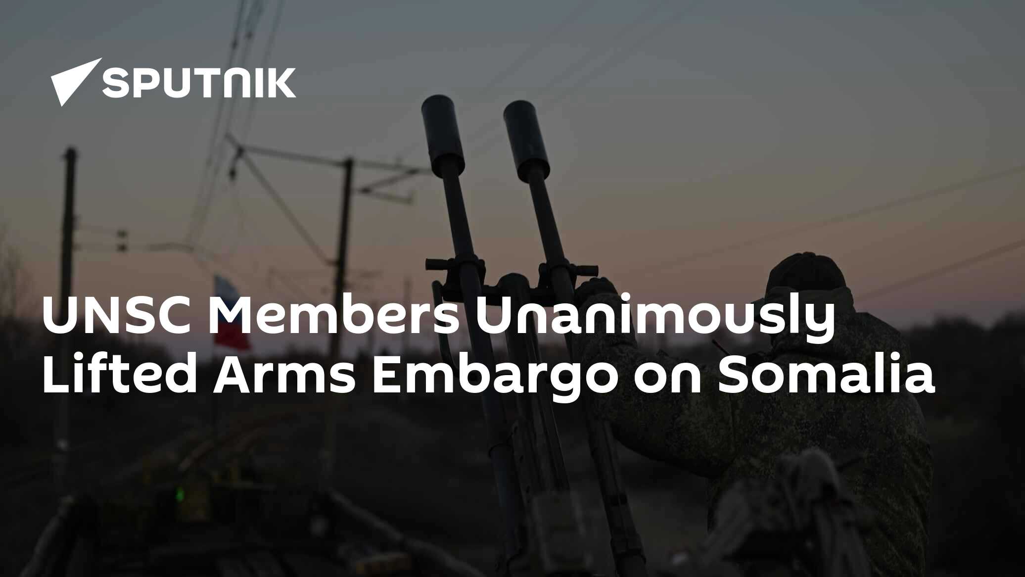 UNSC Members Unanimously Lifted Arms Embargo on Somalia 02.12.2023