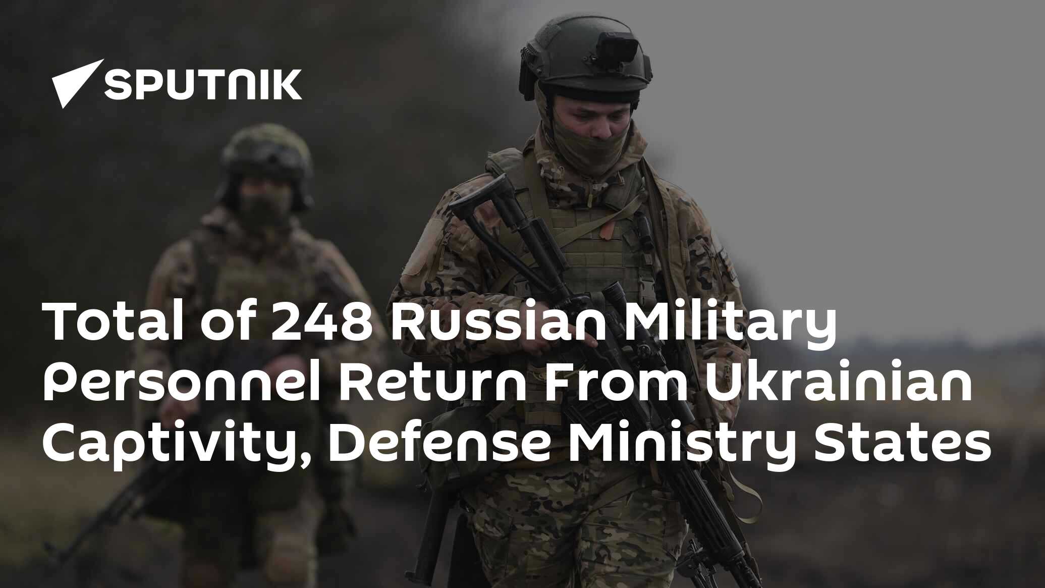 Total Of 248 Russian Military Personnel Return From Ukrainian Captivity   1064447685 