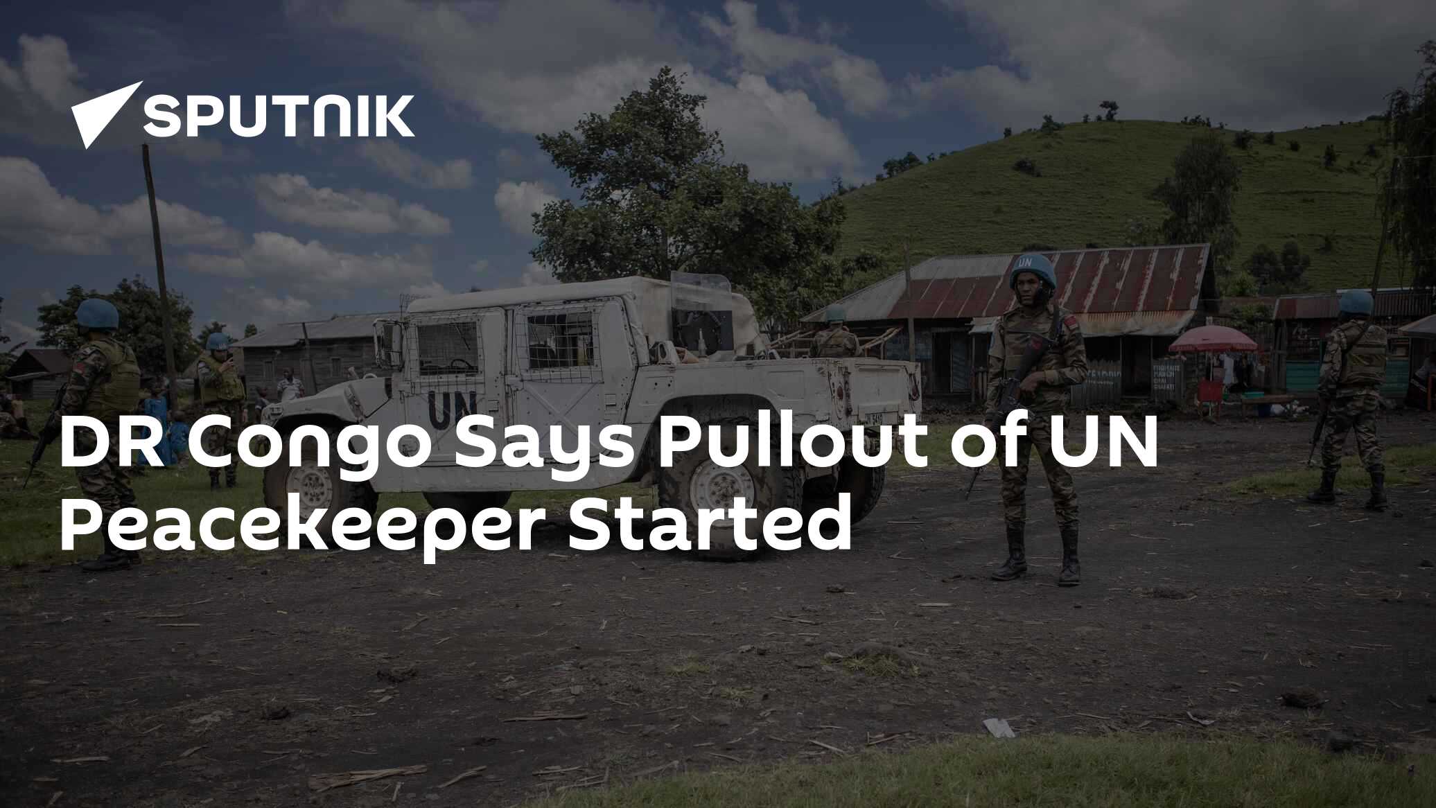 DR Congo Says Pullout Of UN Peacekeeper Started 13 01 2024 Sputnik   1064606176 