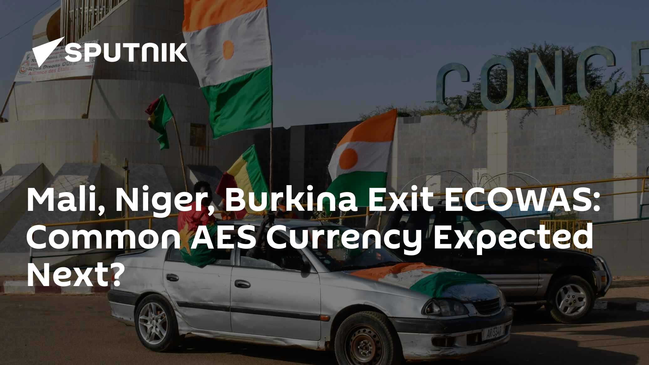 Mali, Niger, Burkina Exit ECOWAS Common AES Currency Expected Next