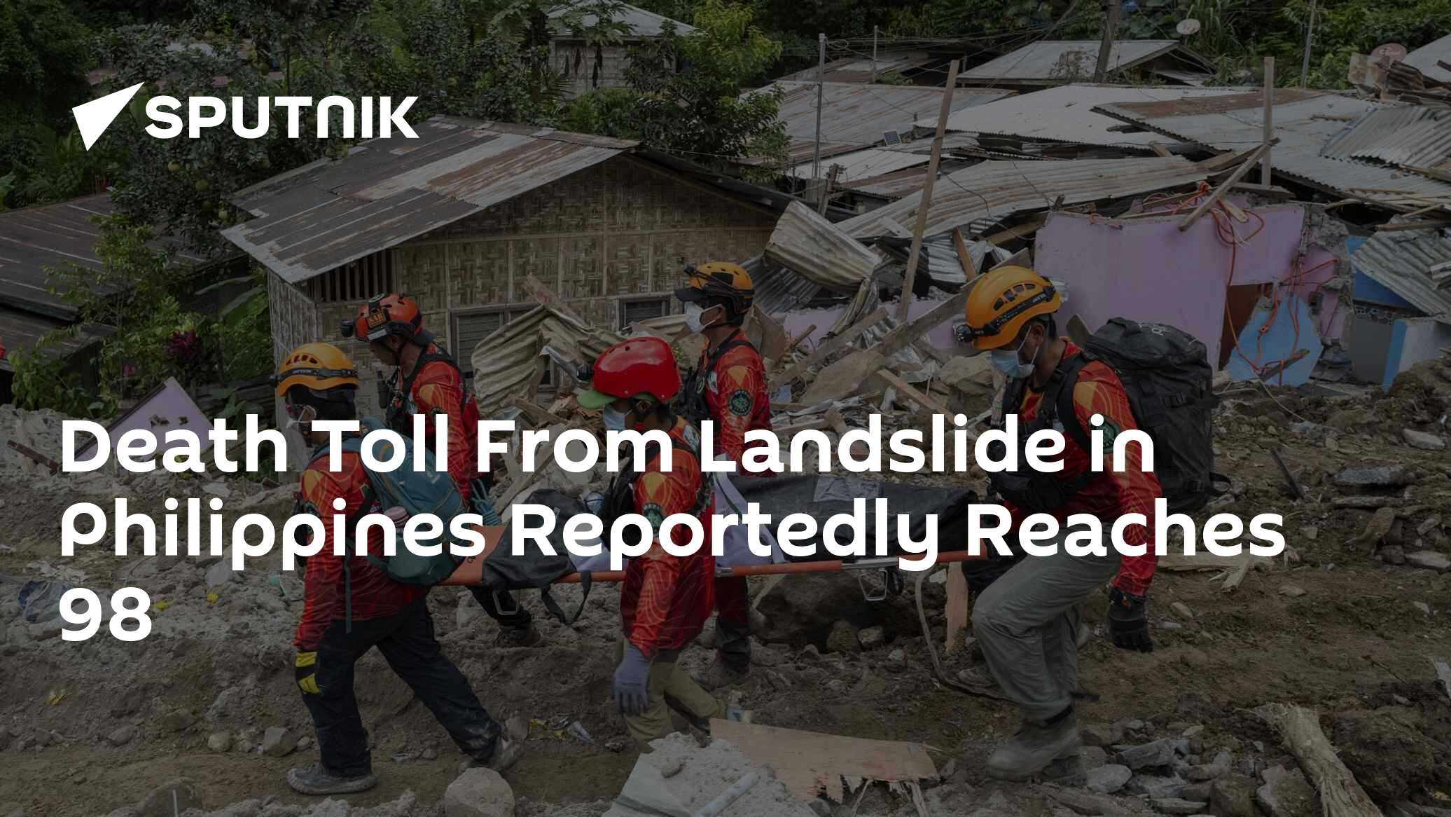 Death Toll From Landslide in Philippines Reportedly Reaches 98 - 18.02. ...