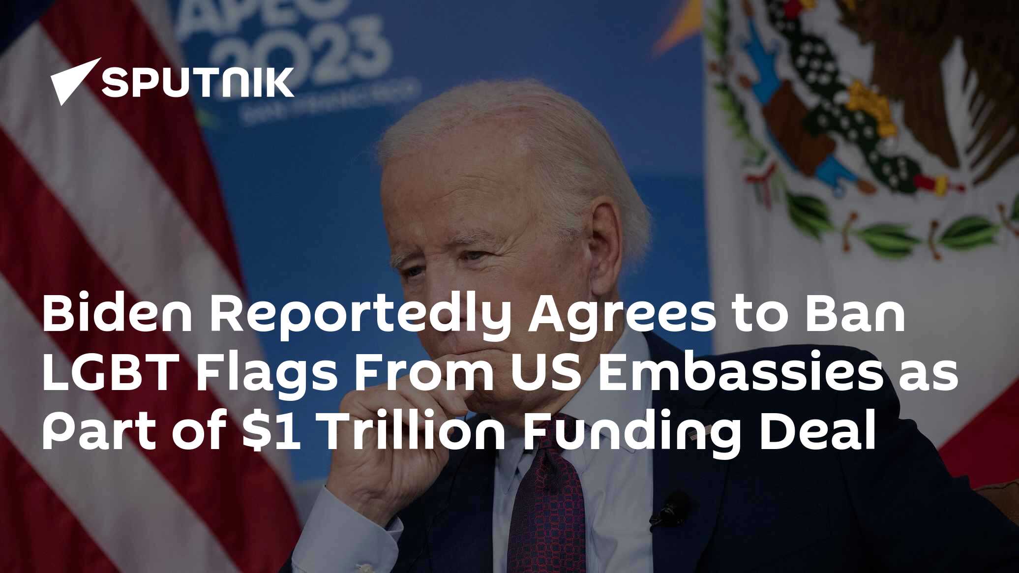 Biden Reportedly Agrees to Ban LGBT Flags From US Embassies as Part of ...