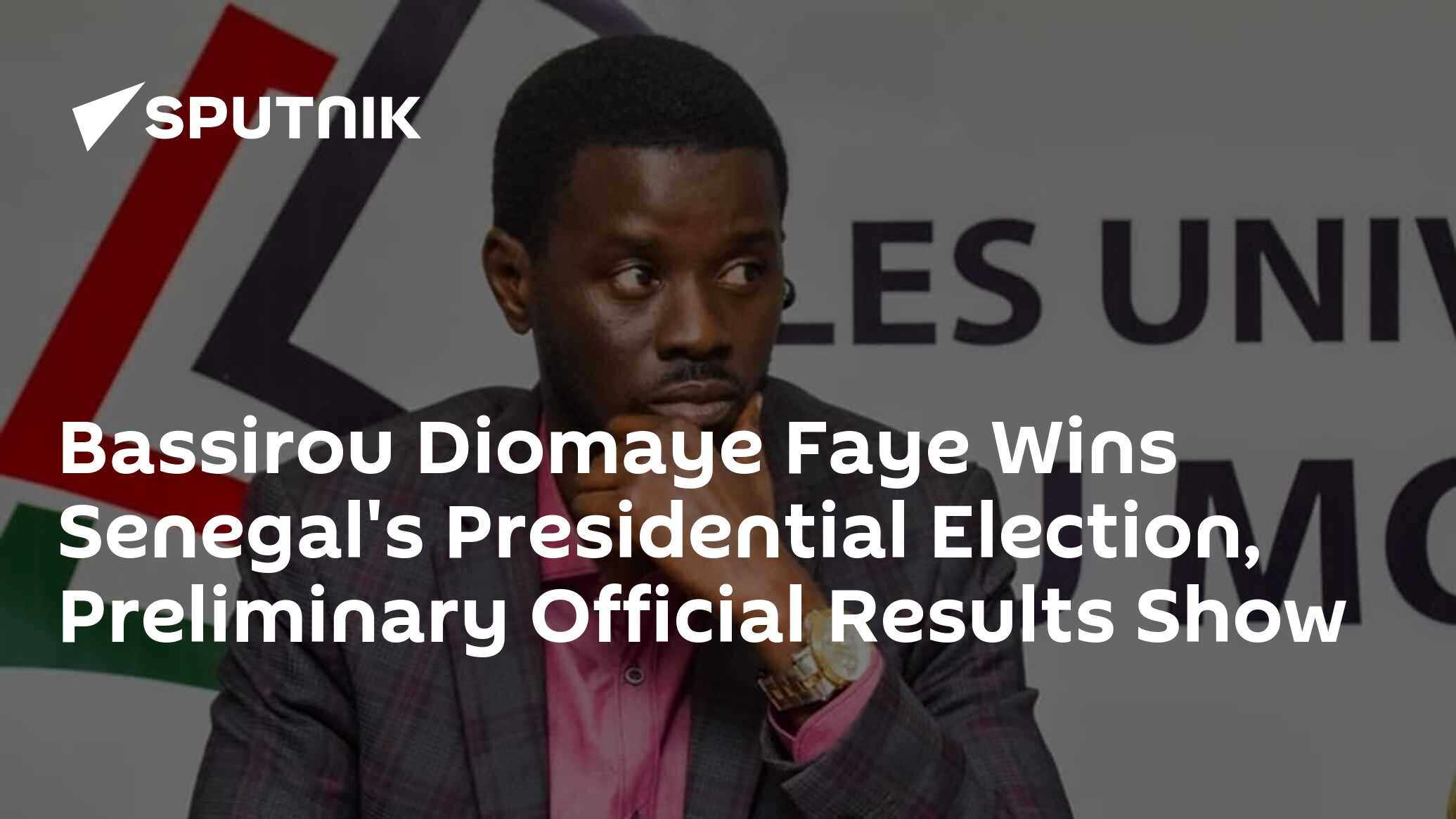 Bassirou Diomaye Faye Wins Senegal's Presidential Election, Preliminary ...