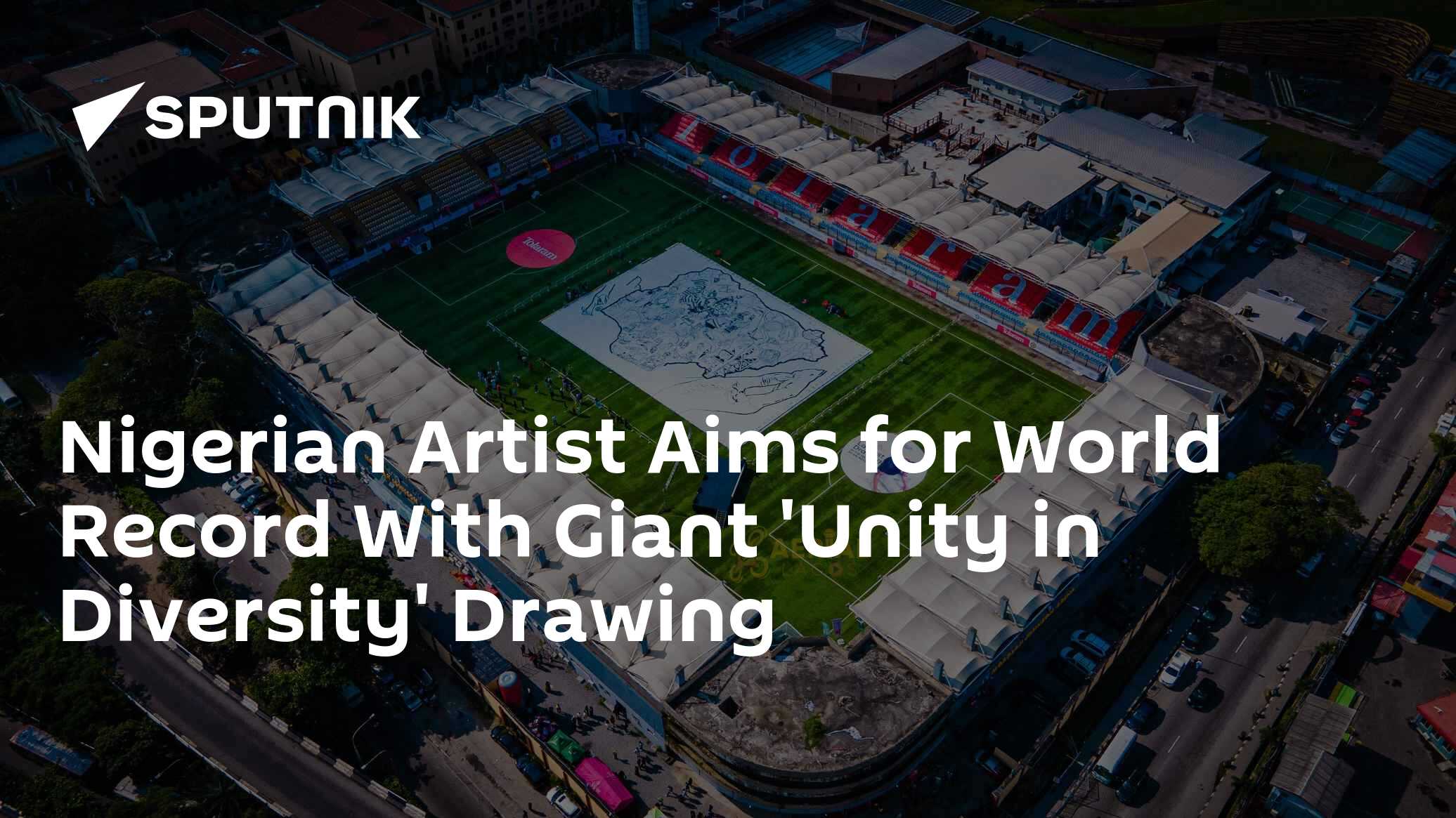 Nigerian Artist Aims for World Record With Giant 'Unity in Diversity ...
