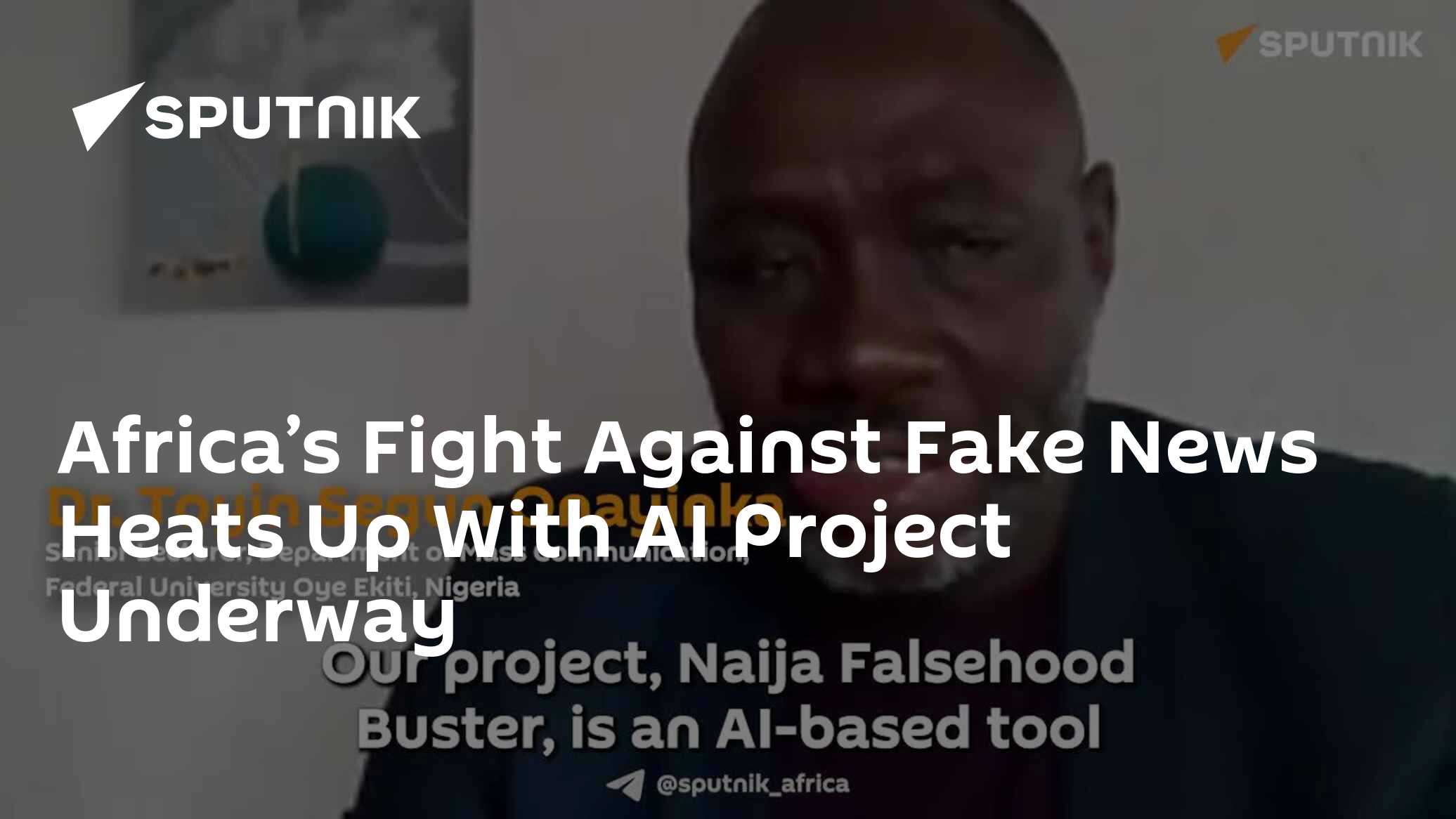Africa’s Fight Against Fake News Heats Up With AI Project Underway - 09 ...