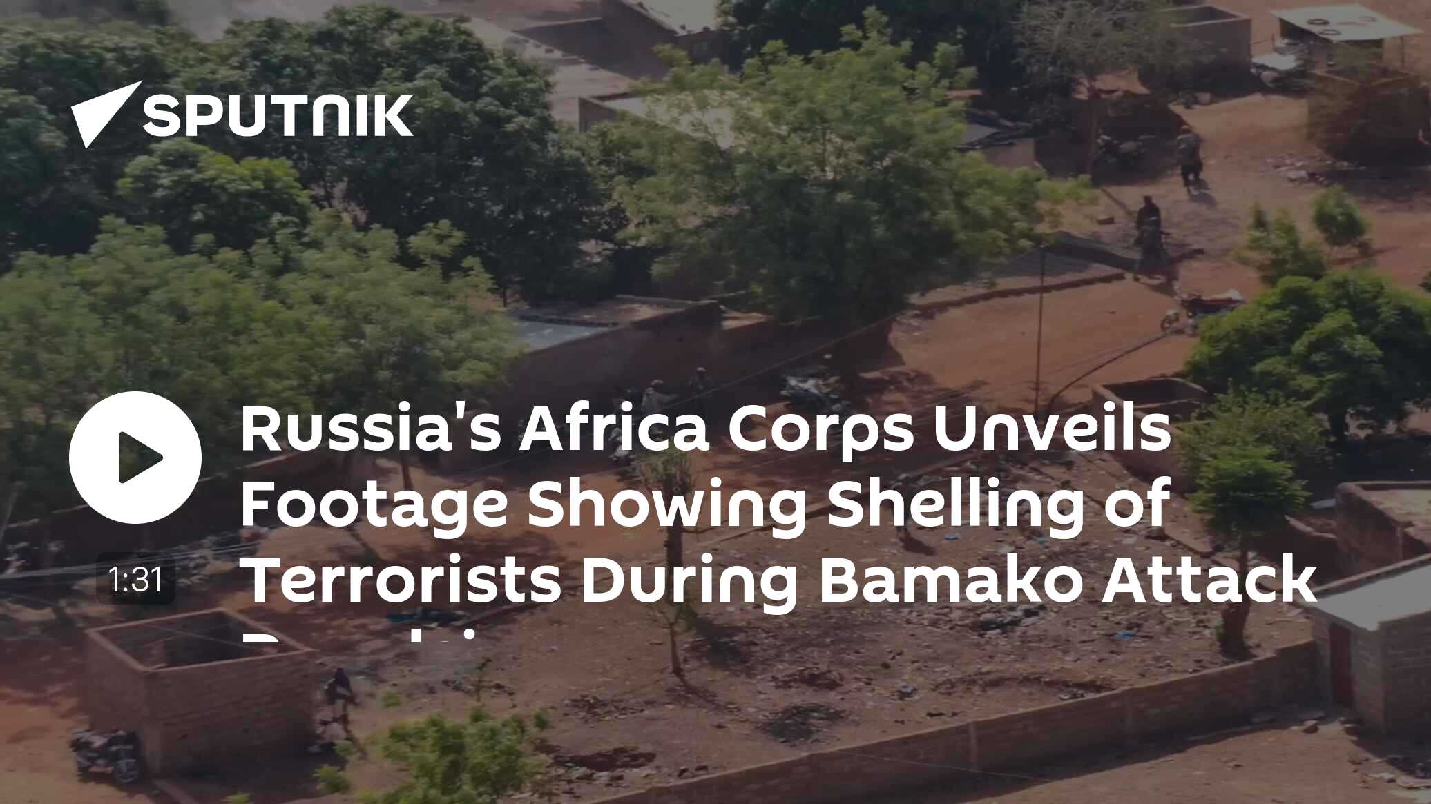 Russia's Africa Corps Unveils Footage Showing Shelling of Terrorists During Bamako Attack Repulsion