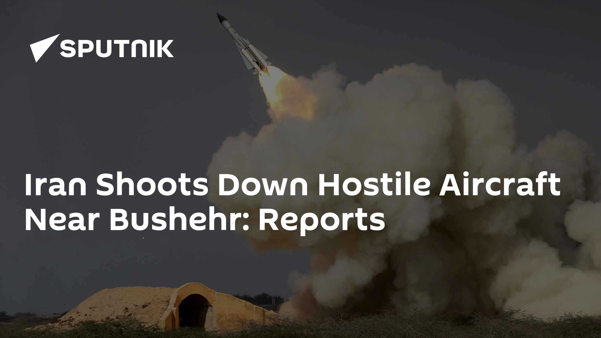 Iran Shoots Down Hostile Aircraft Near Bushehr: Reports