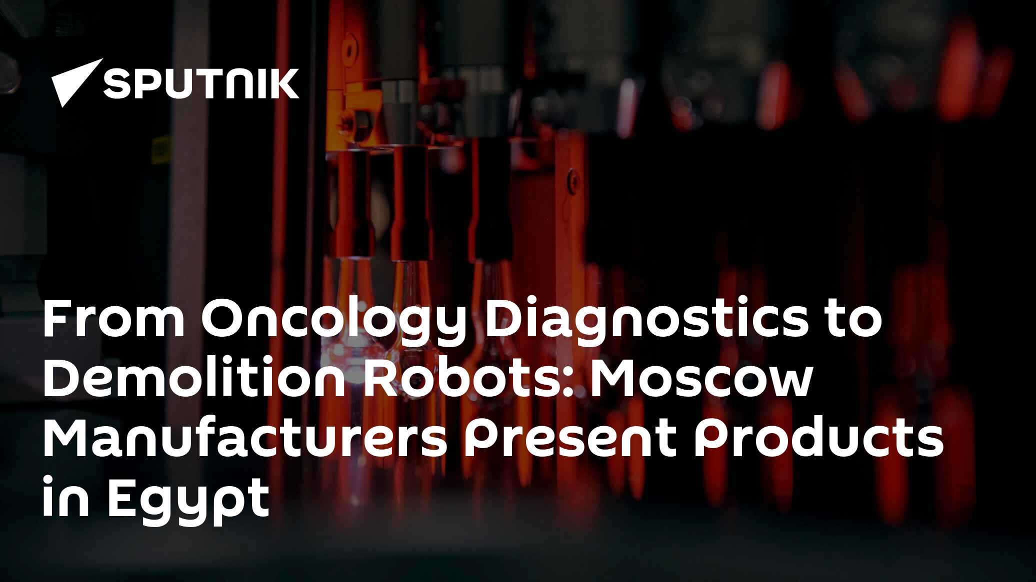 From Oncology Diagnostics to Demolition Robots: Moscow Manufacturers Present Products in Egypt