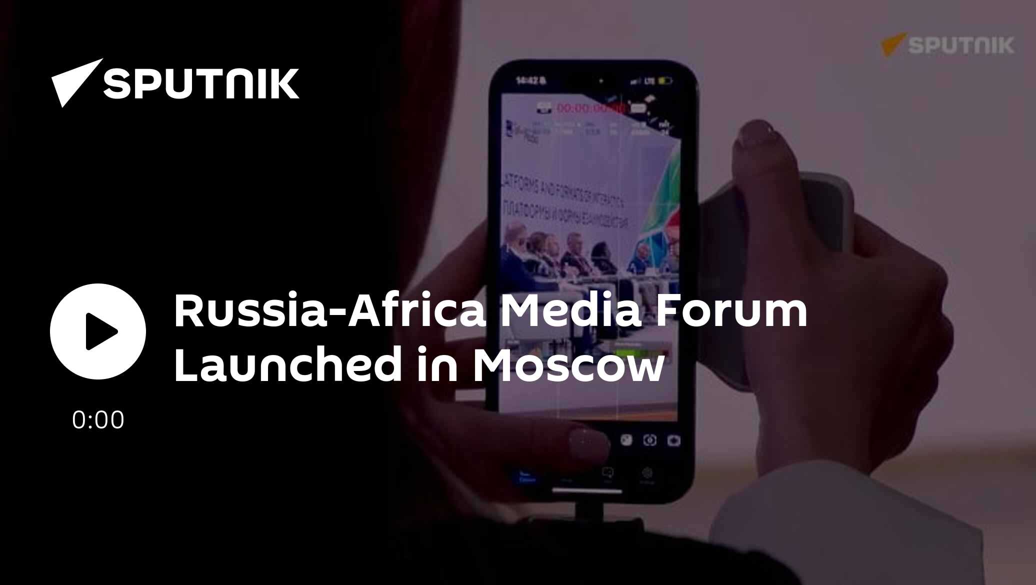 Russia-Africa Media Forum Launched in Moscow