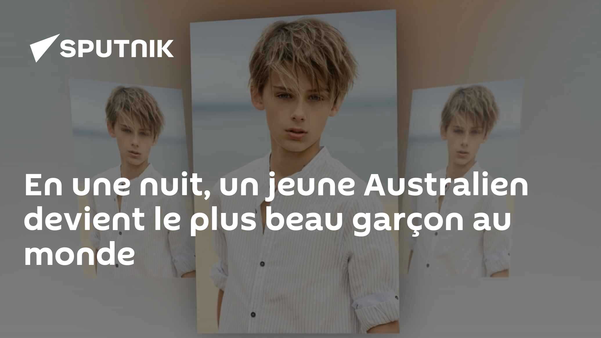 En une nuit, un jeune Australien devient le plus beau garçon au monde -  19.08.2016, Sputnik Afrique