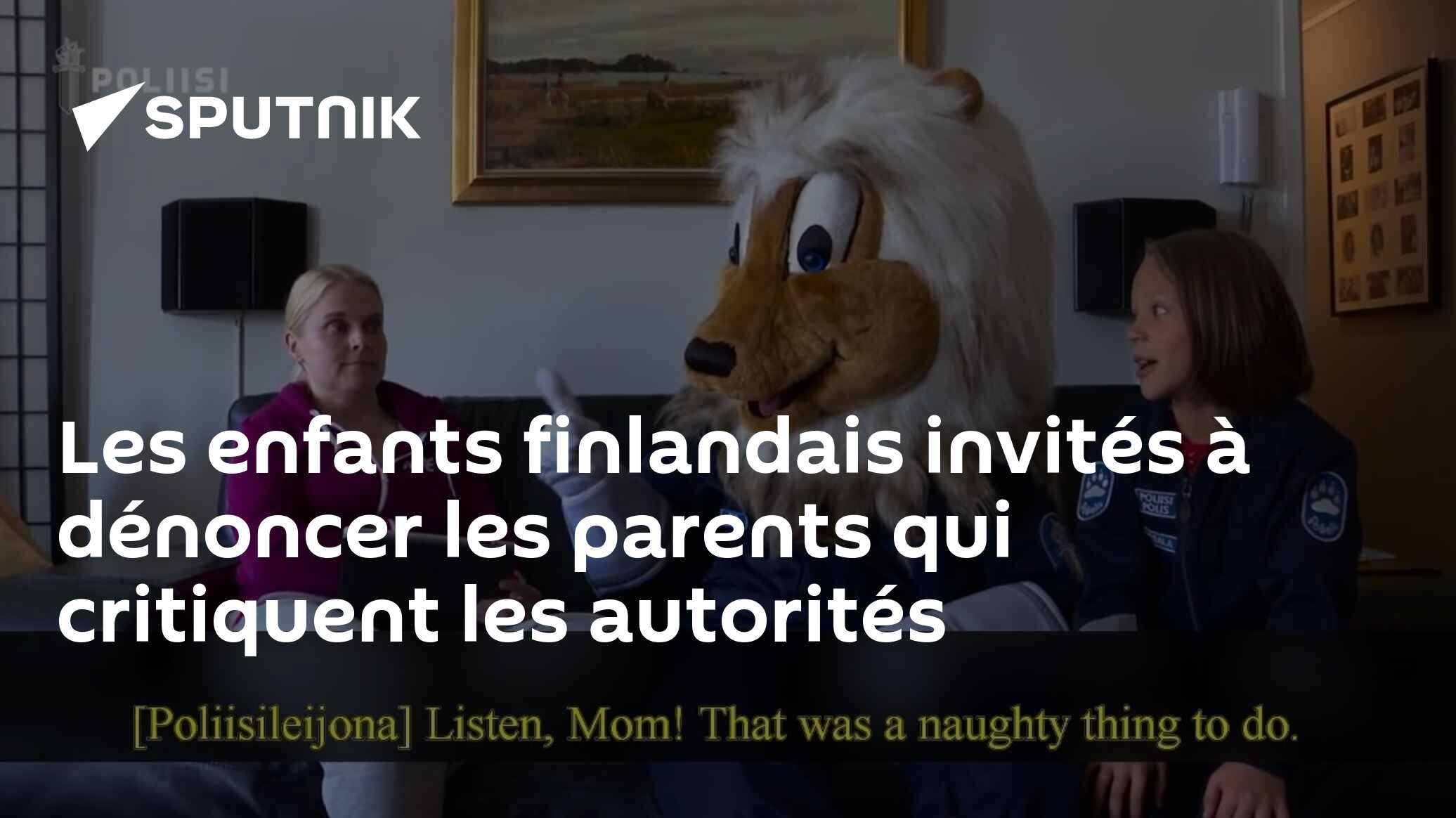 Les enfants finlandais invités à dénoncer les parents qui critiquent les autorités