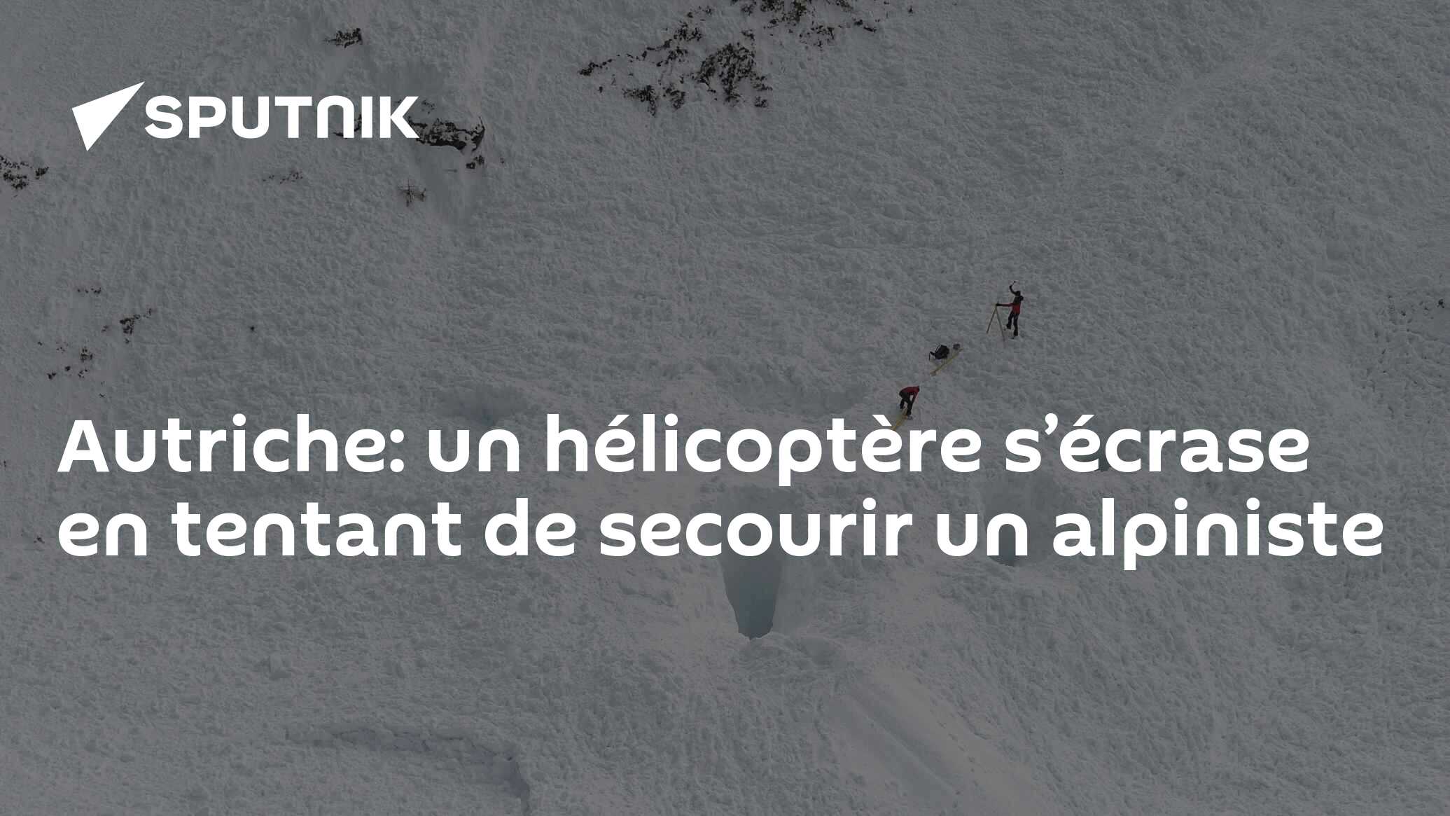 Autriche: un hélicoptère s’écrase en tentant de secourir un alpiniste