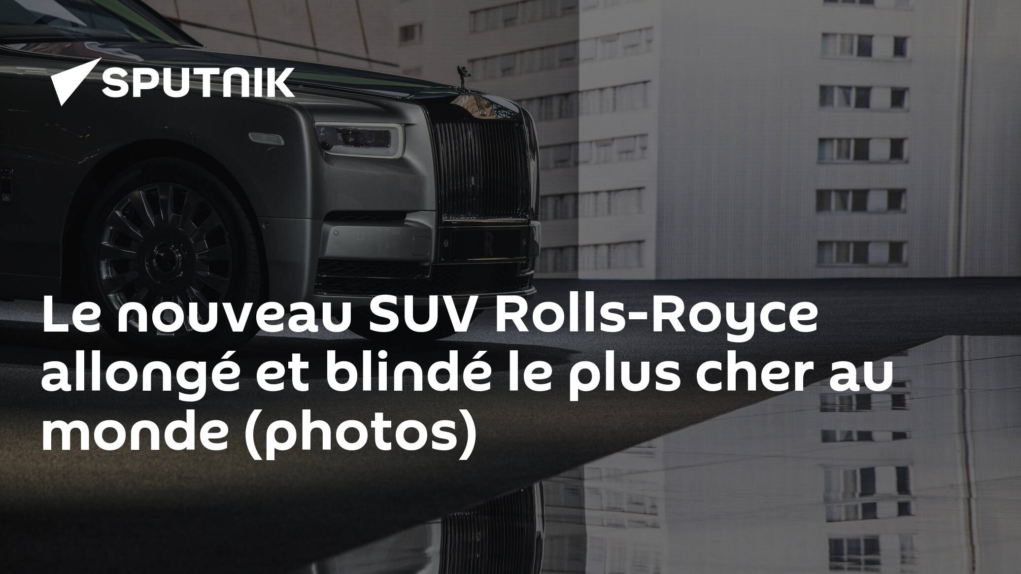 Yep, it's a £1.6m, bombproof Rolls-Royce Cullinan limo