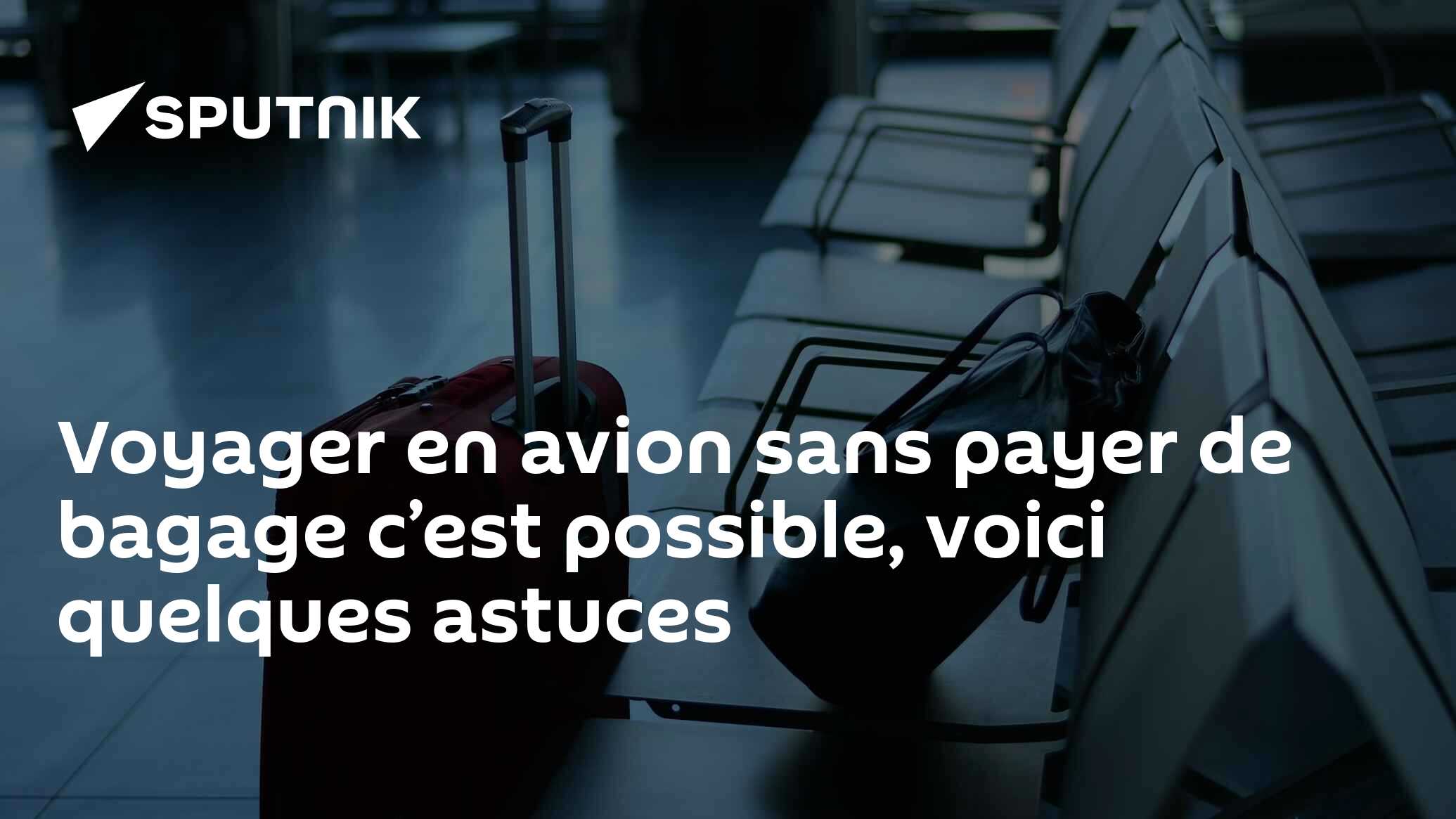 voyage avion sans bagage