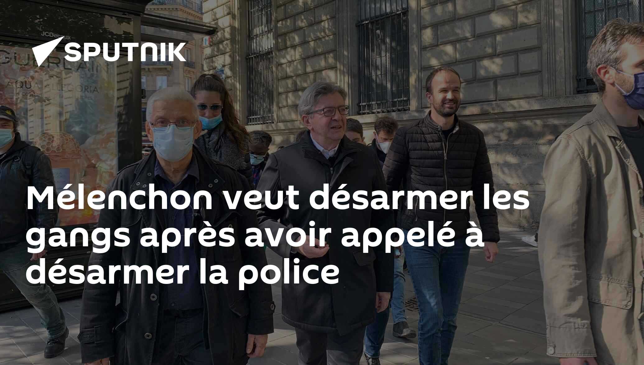 Mélenchon veut désarmer les gangs après avoir appelé à désarmer la police 16.06.2020, Sputnik