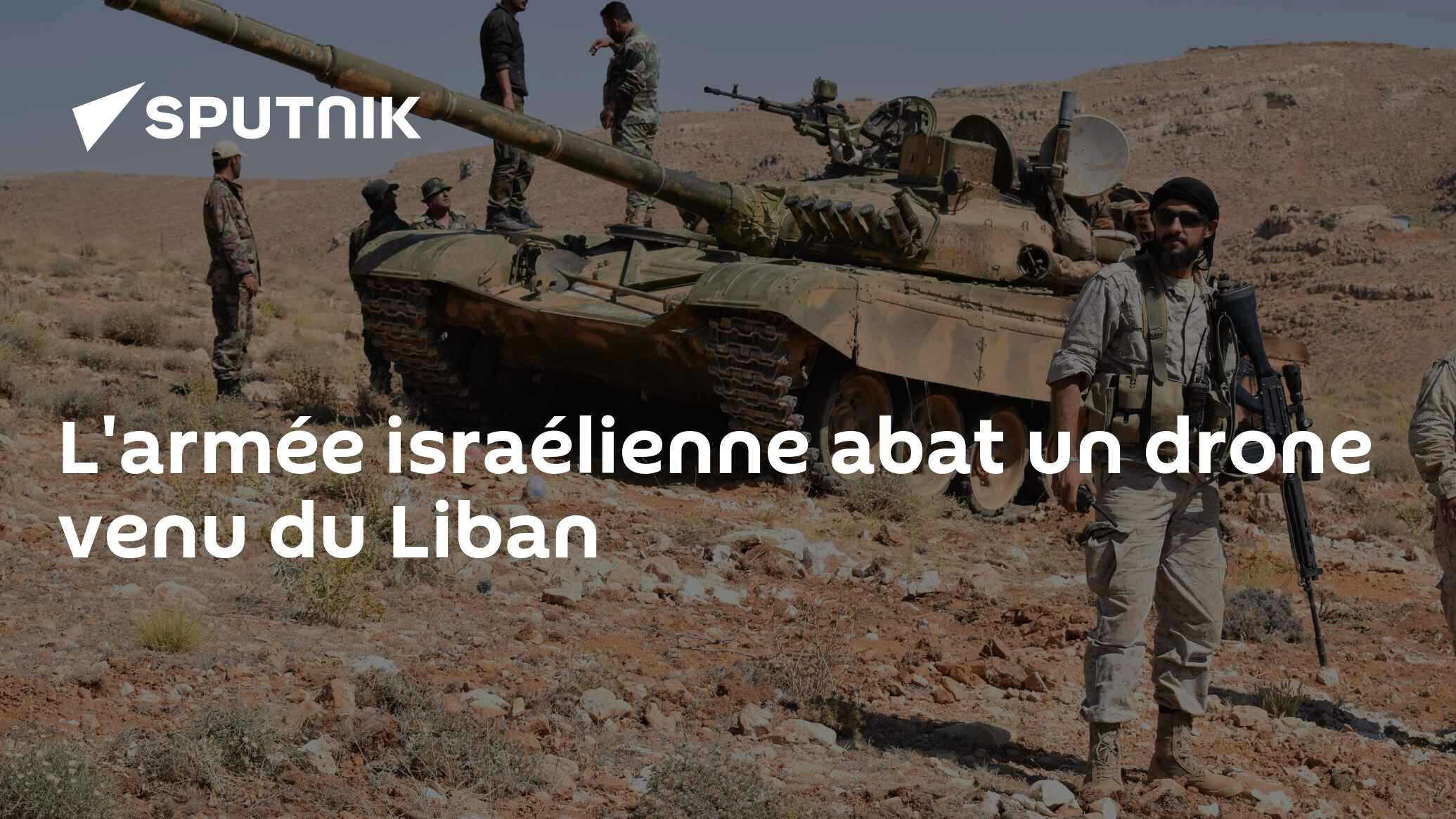 L'armée israélienne abat un drone venu du Liban