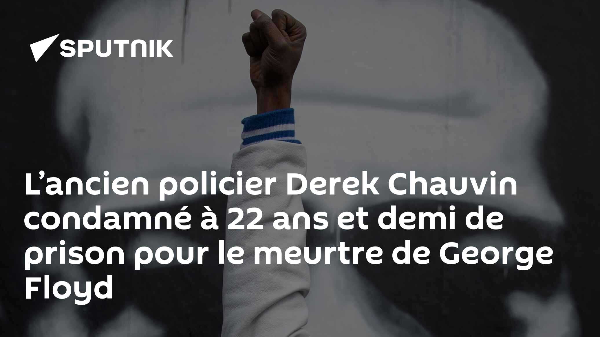 L’ancien policier Derek Chauvin condamné à 22 ans et demi de prison pour le meurtre de George Floyd