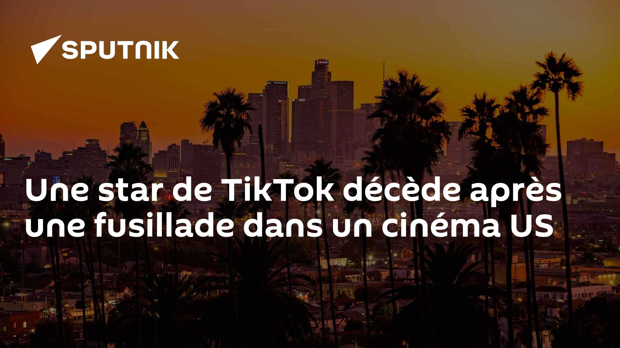 Une star de TikTok décède après une fusillade dans un cinéma US