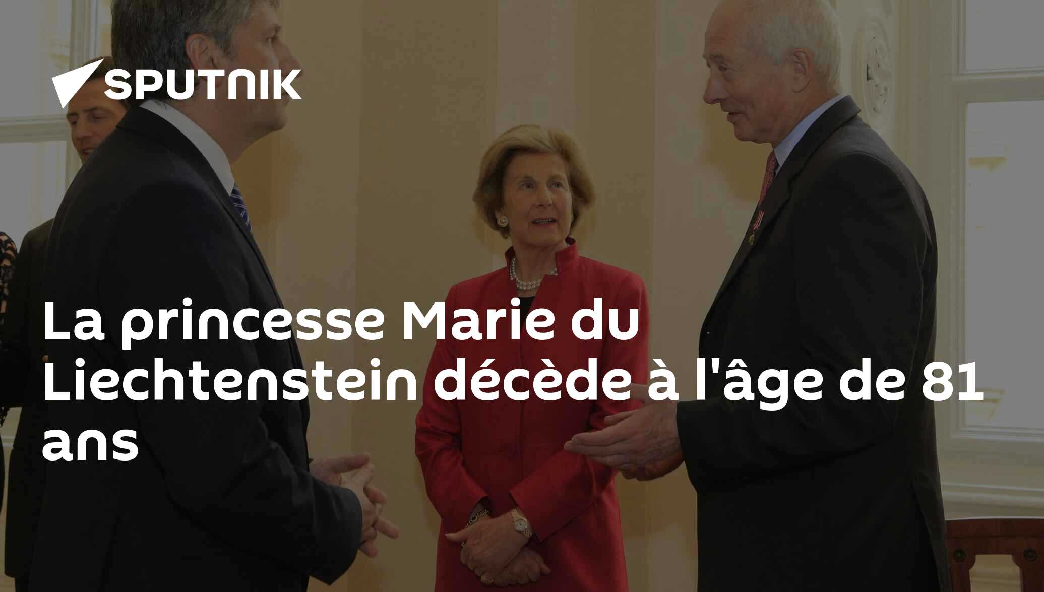 La princesse Marie du Liechtenstein décède à l'âge de 81 ans