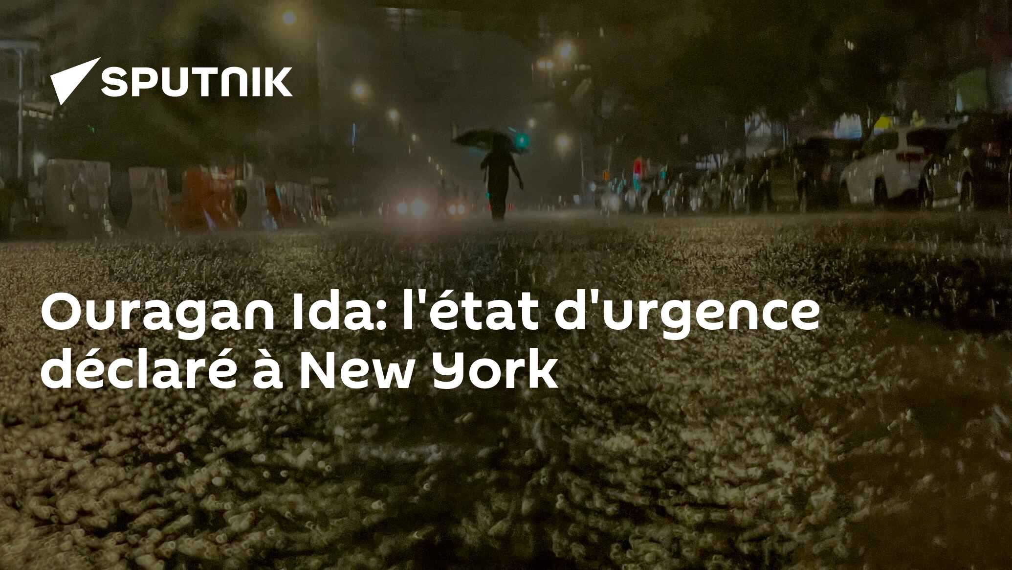 Ouragan Ida: l'état d'urgence déclaré à New York