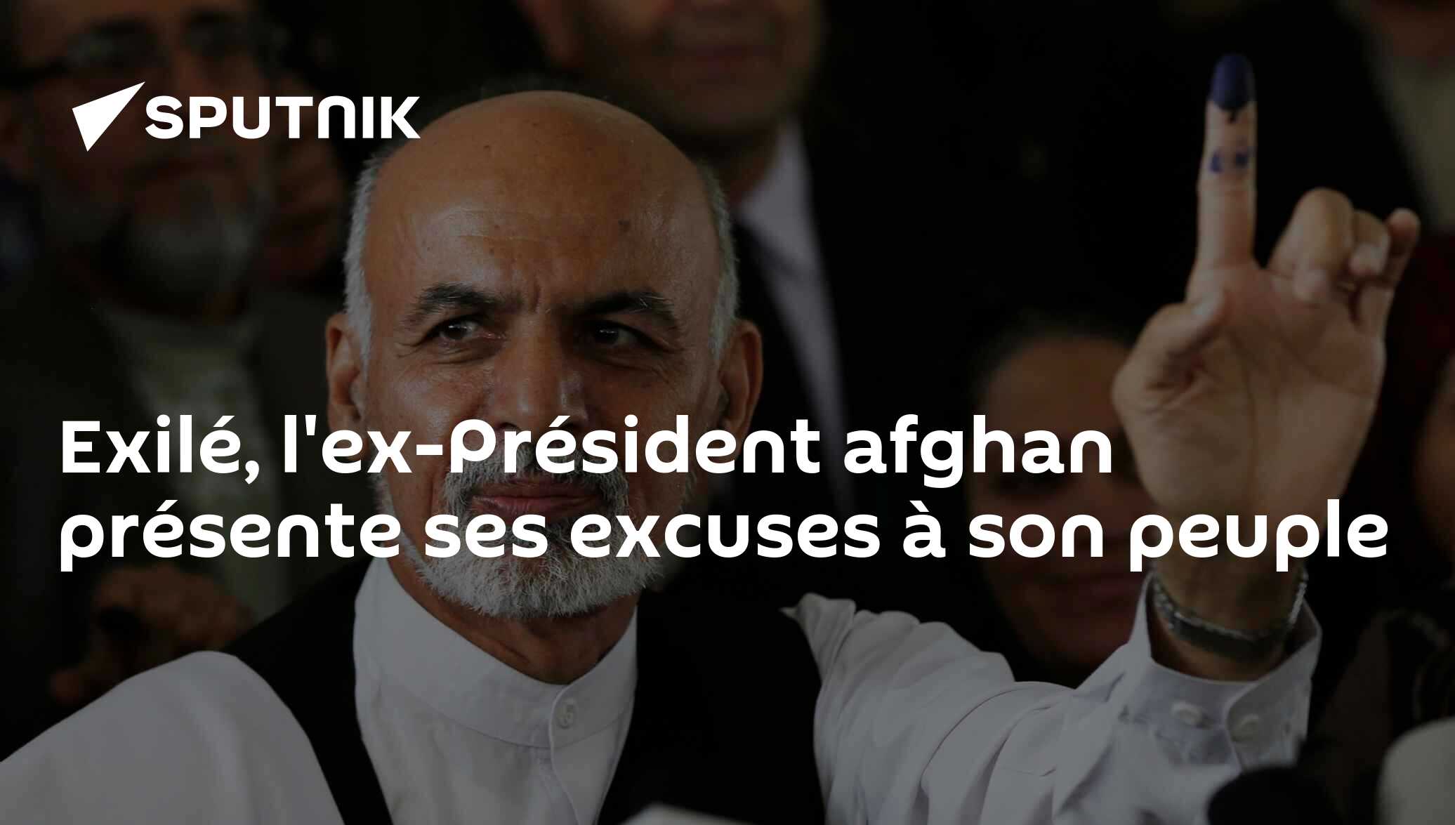 Exilé, l'ex-Président afghan présente ses excuses à son peuple