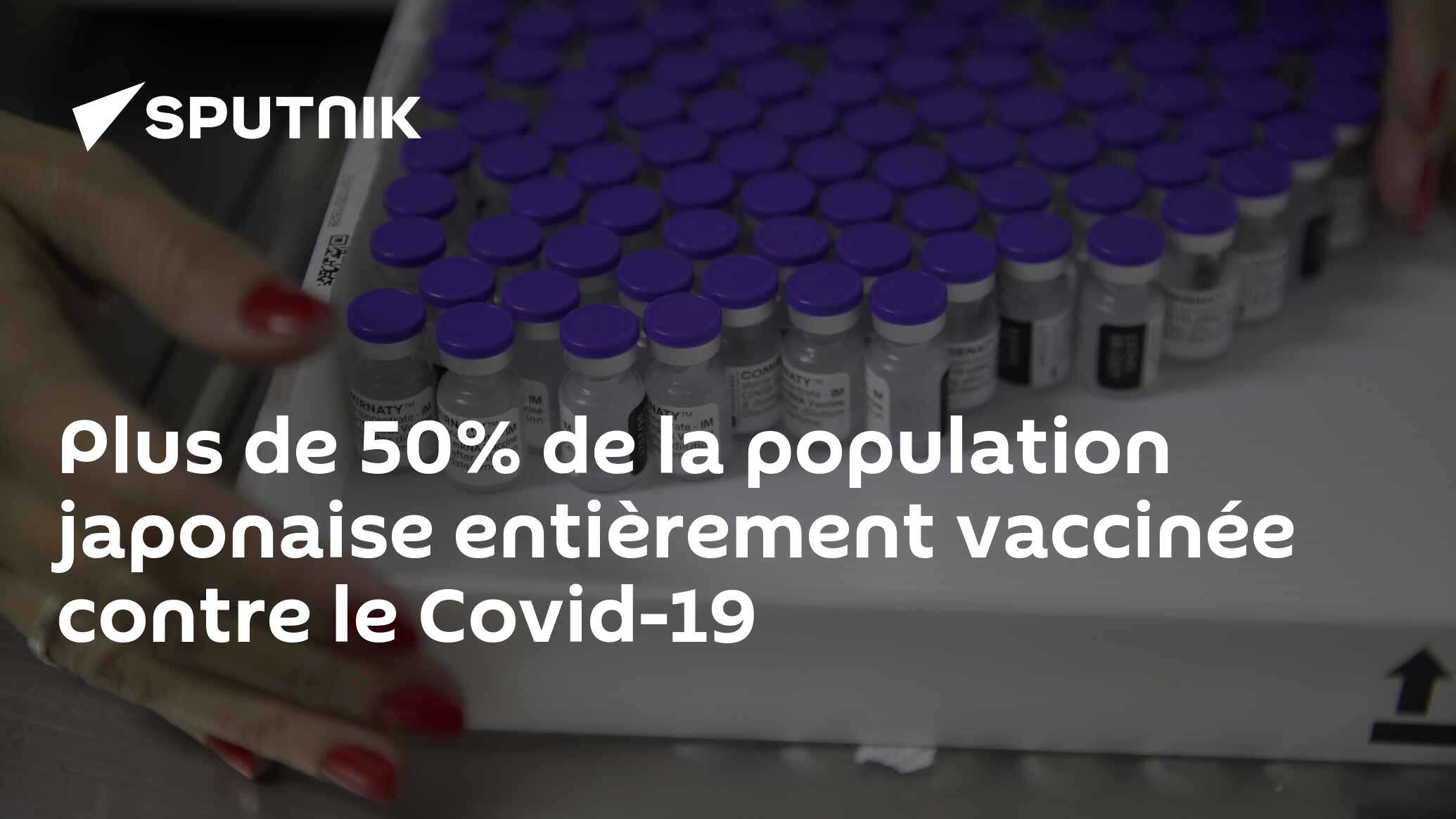 Plus de 50% de la population japonaise entièrement vaccinée contre le Covid-19