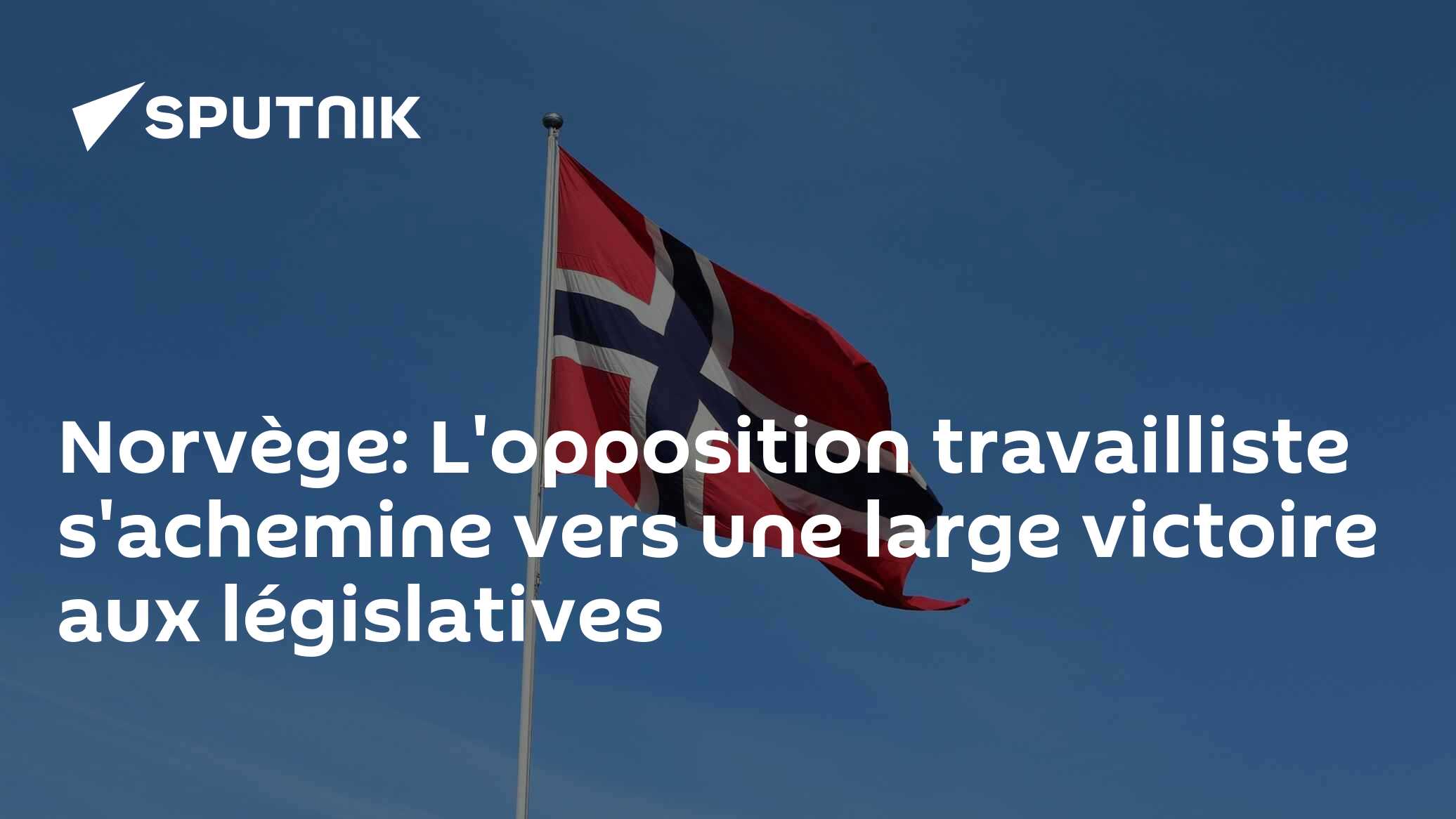 Norvège: L'opposition travailliste s'achemine vers une large victoire aux législatives
