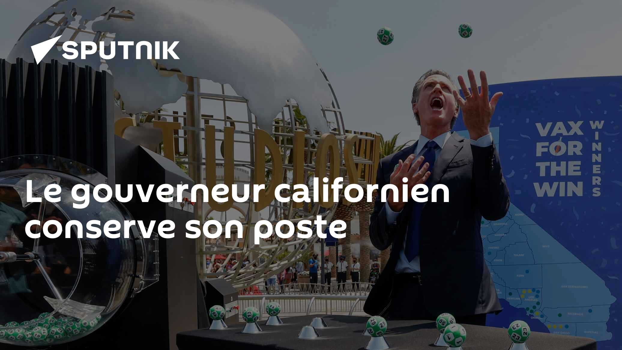 Le gouverneur californien conserve son poste
