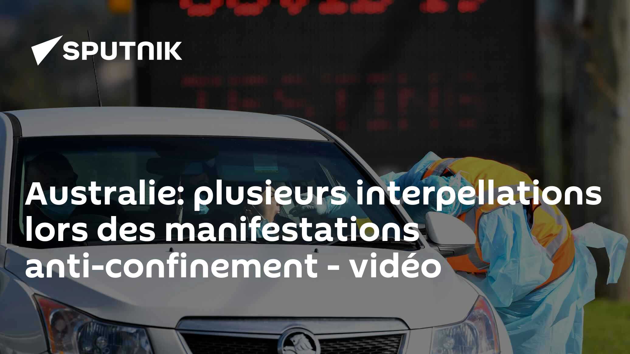 Australie: plusieurs interpellations lors des manifestations anti-confinement - vidéo