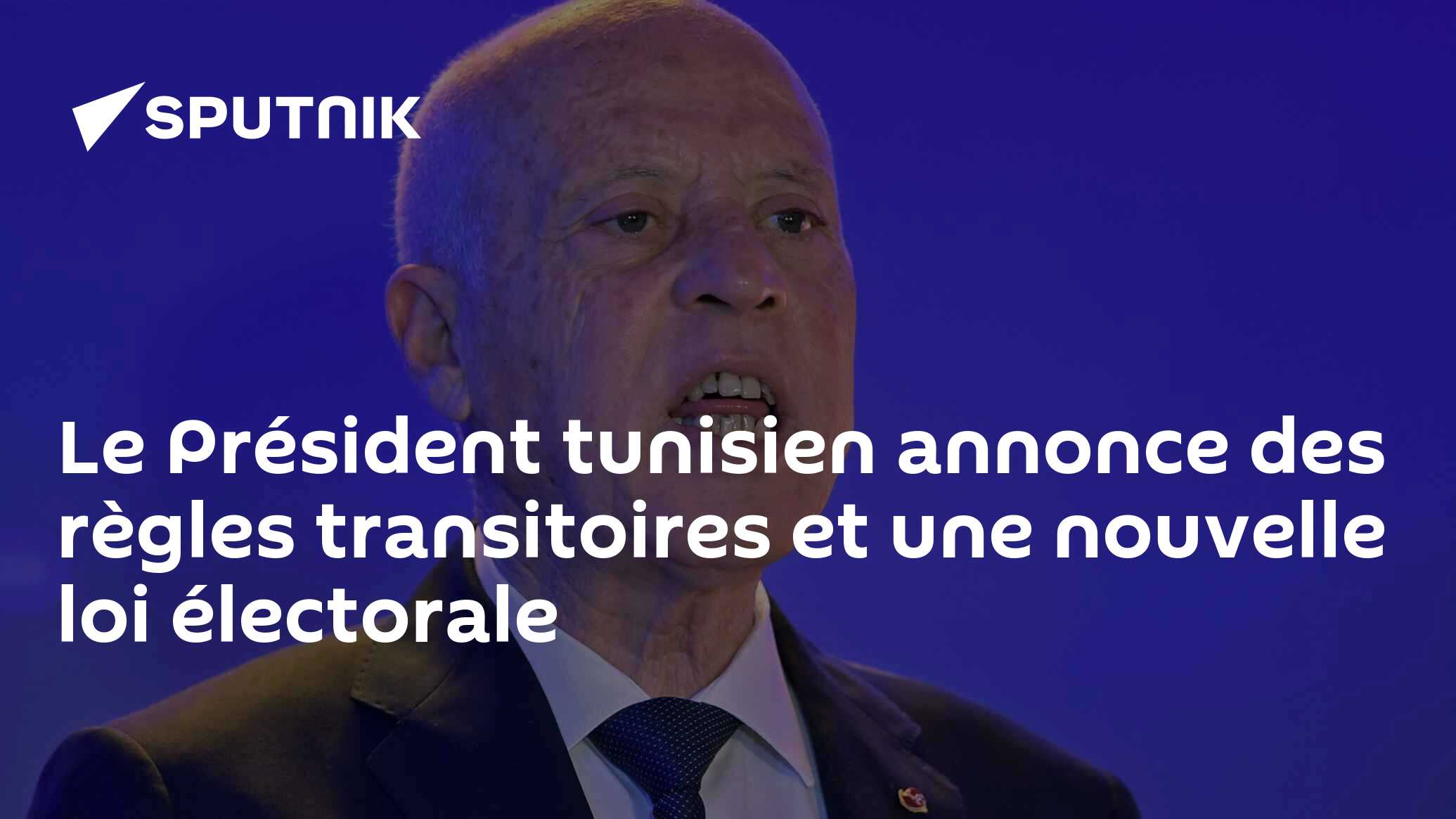 Le Président tunisien annonce des règles transitoires et une nouvelle loi électorale