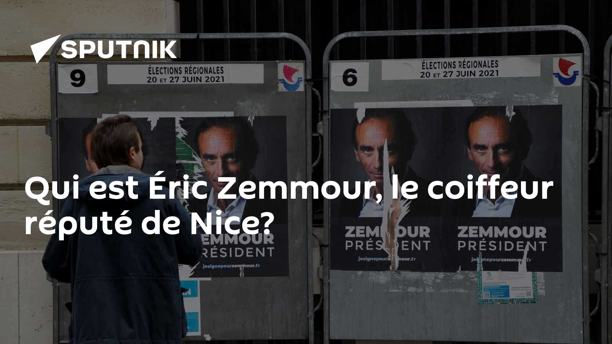 Qui est Éric Zemmour, le coiffeur réputé de Nice? - 29.10.2021, Sputnik