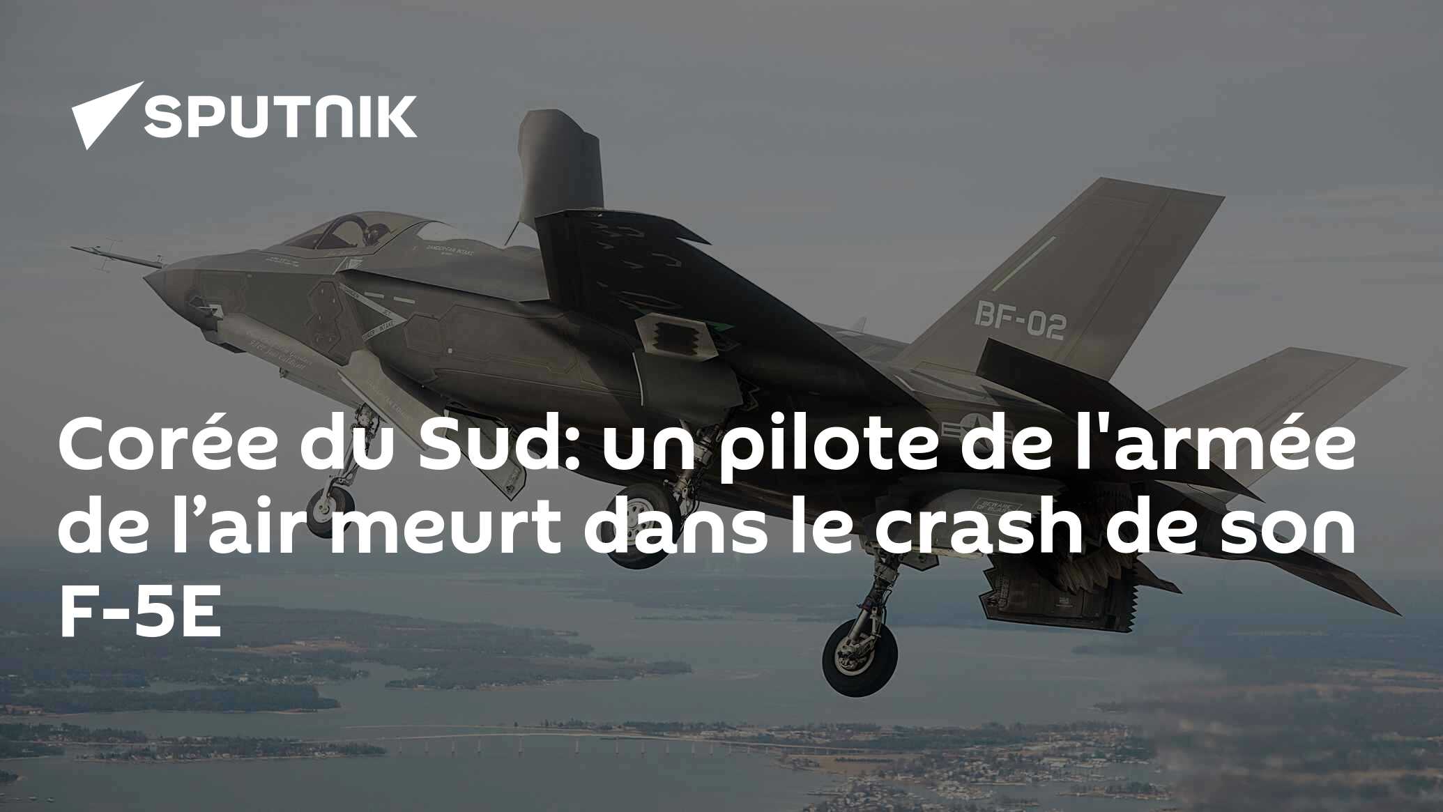 Corée du Sud un pilote de l'armée de l’air meurt dans le crash de son