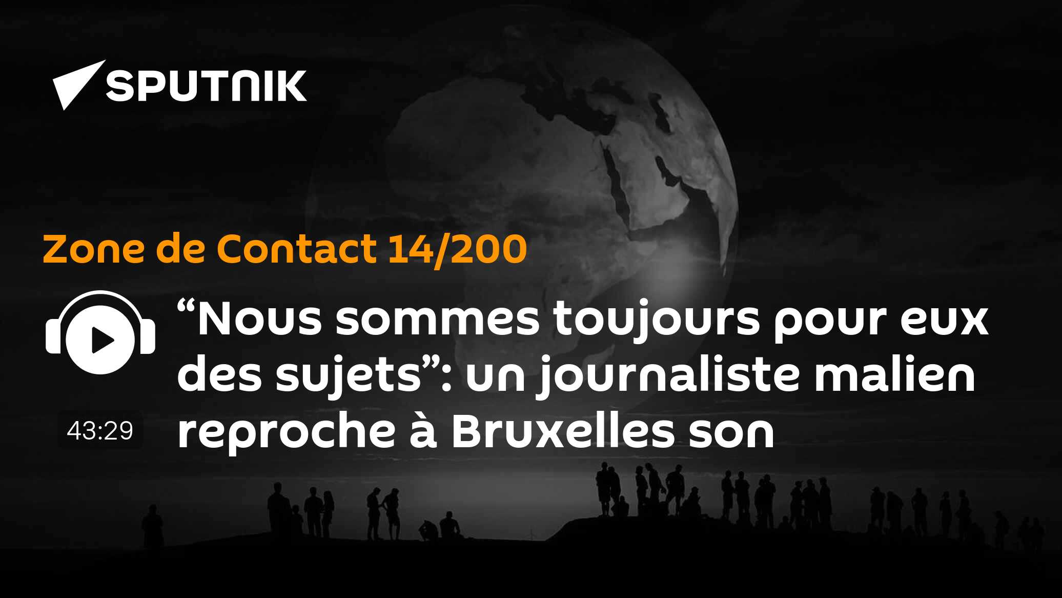 “Nous sommes toujours pour eux des sujets”: un journaliste malien ...