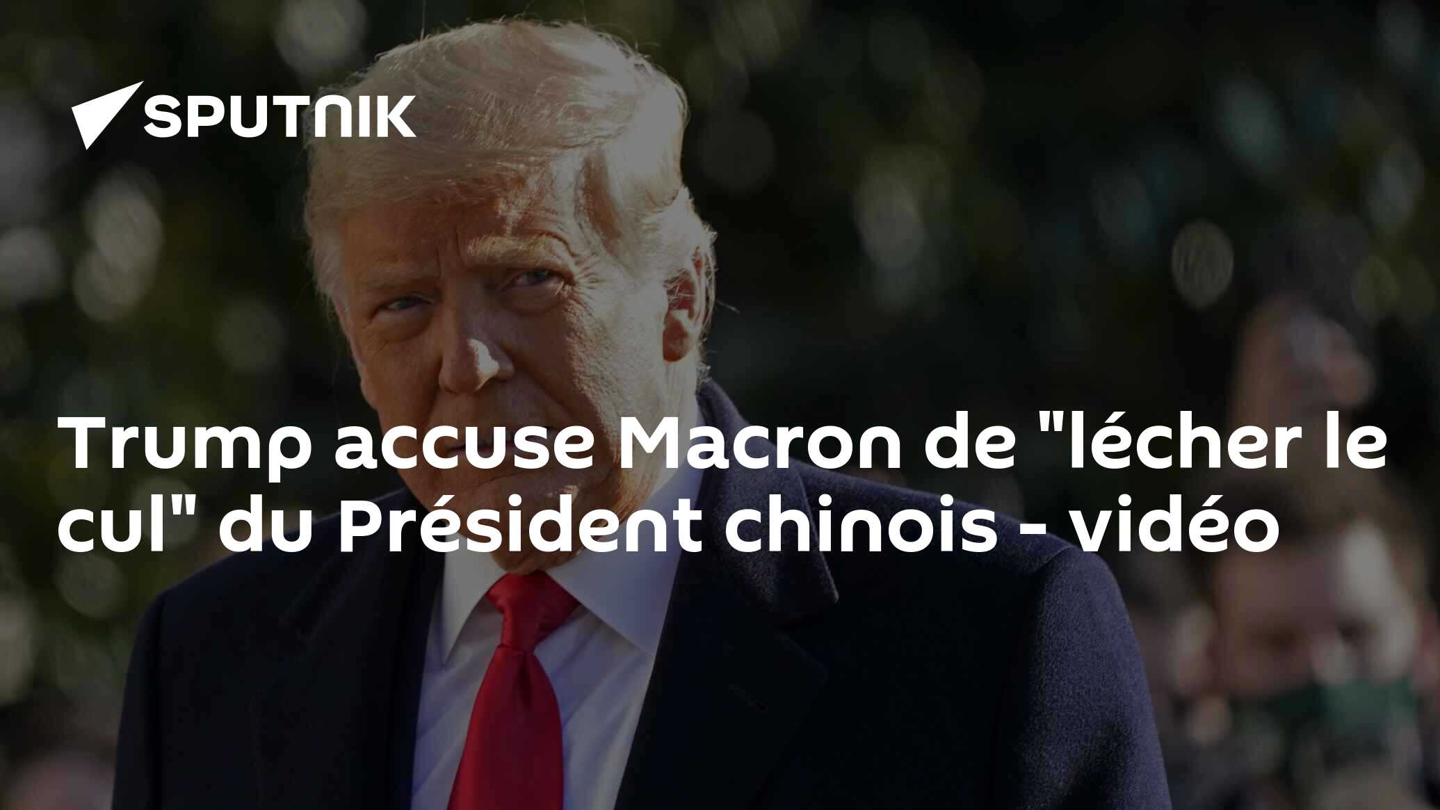 Trump accuse Macron de 