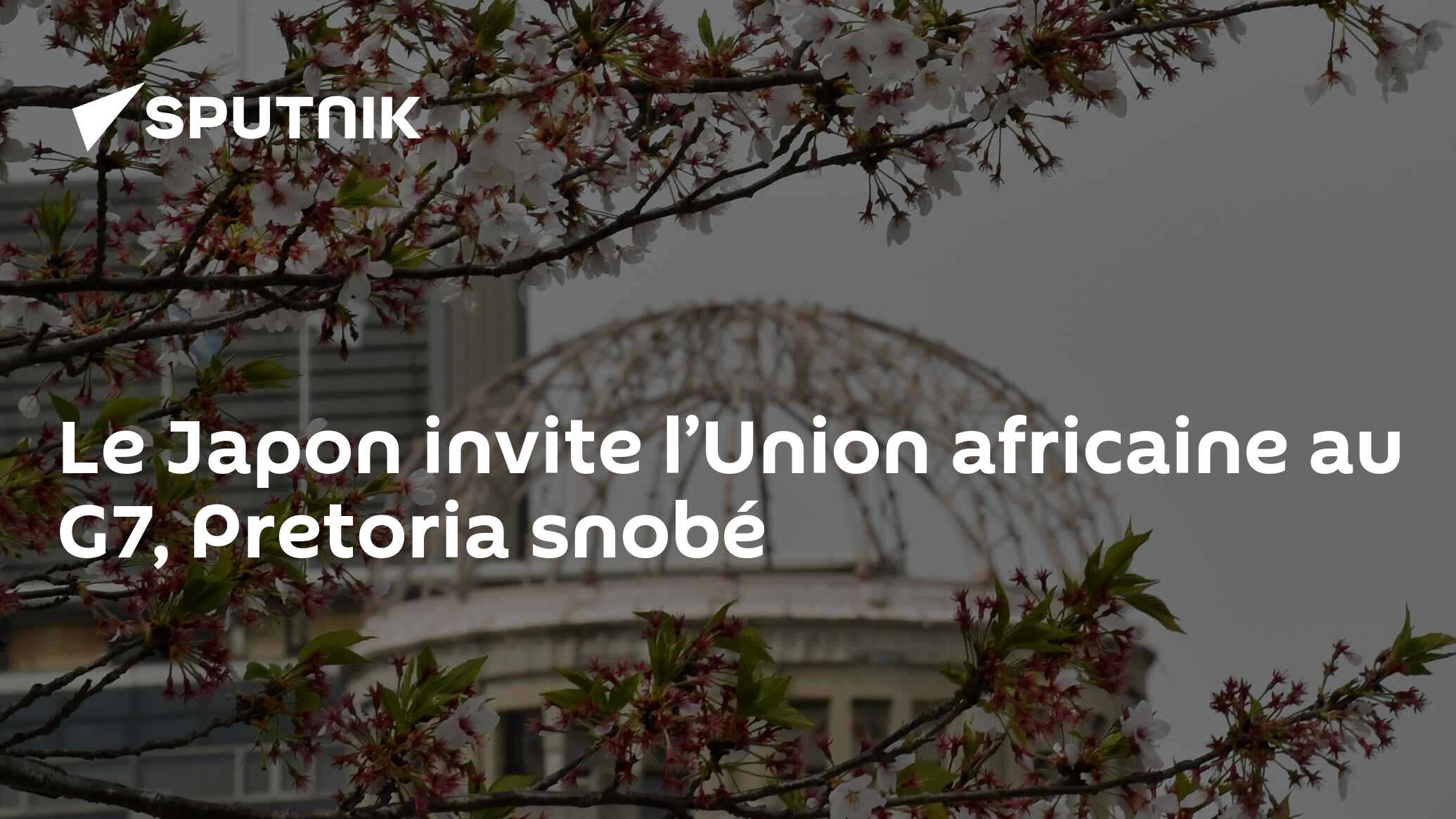Le Japon invite l’Union africaine au G7, Pretoria snobé