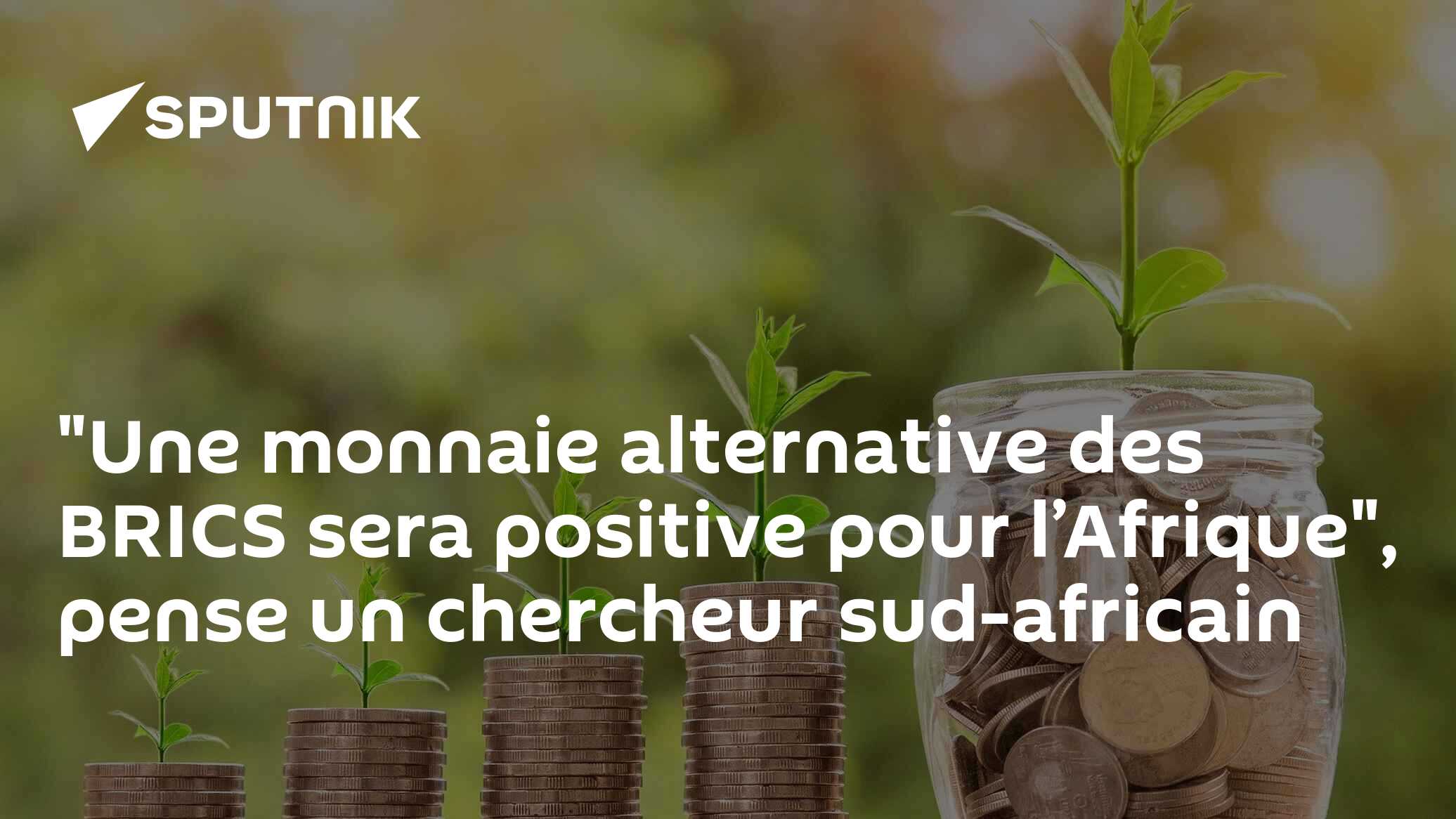 "Une monnaie alternative des BRICS sera positive pour l’Afrique", pense un chercheur sud-africain