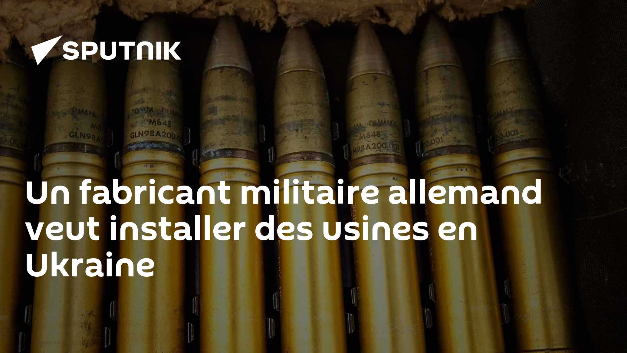 Un fabricant militaire allemand veut installer des usines en Ukraine
