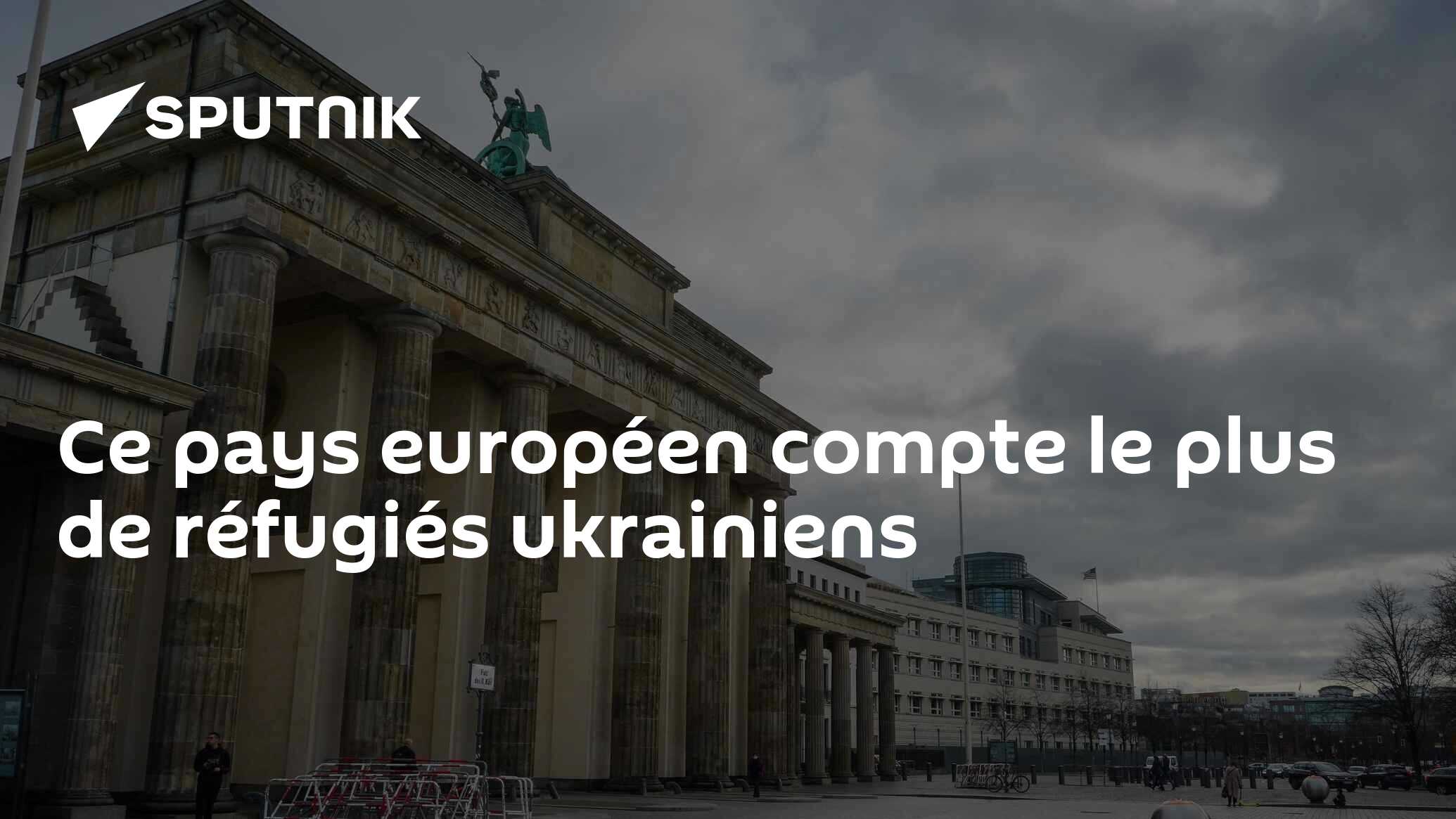 Ce pays européen compte le plus de réfugiés ukrainiens