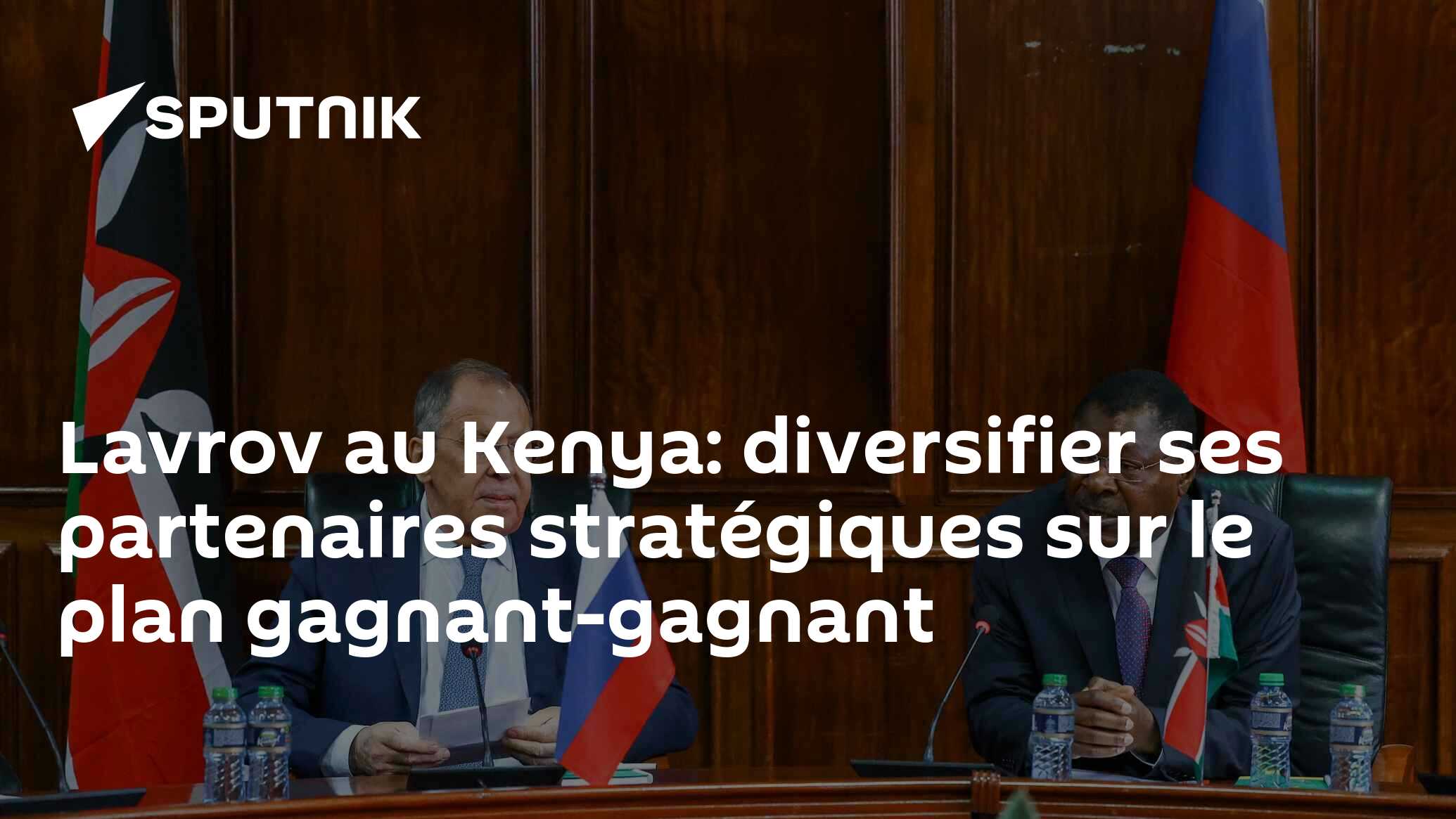 Lavrov au Kenya pour "renforcer les liens russo-africains", selon un politologue algérien